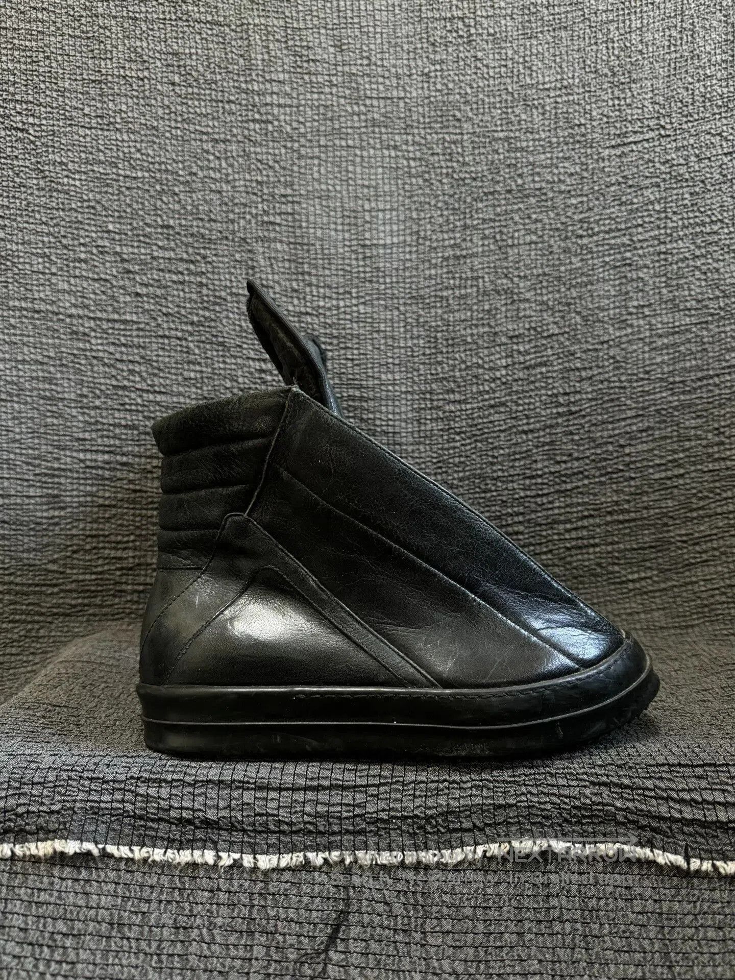 Rick Owens Rick Owens Black High Top Sneakers. Size US 7.5 / EU 40-41 - 5 Thumbnail