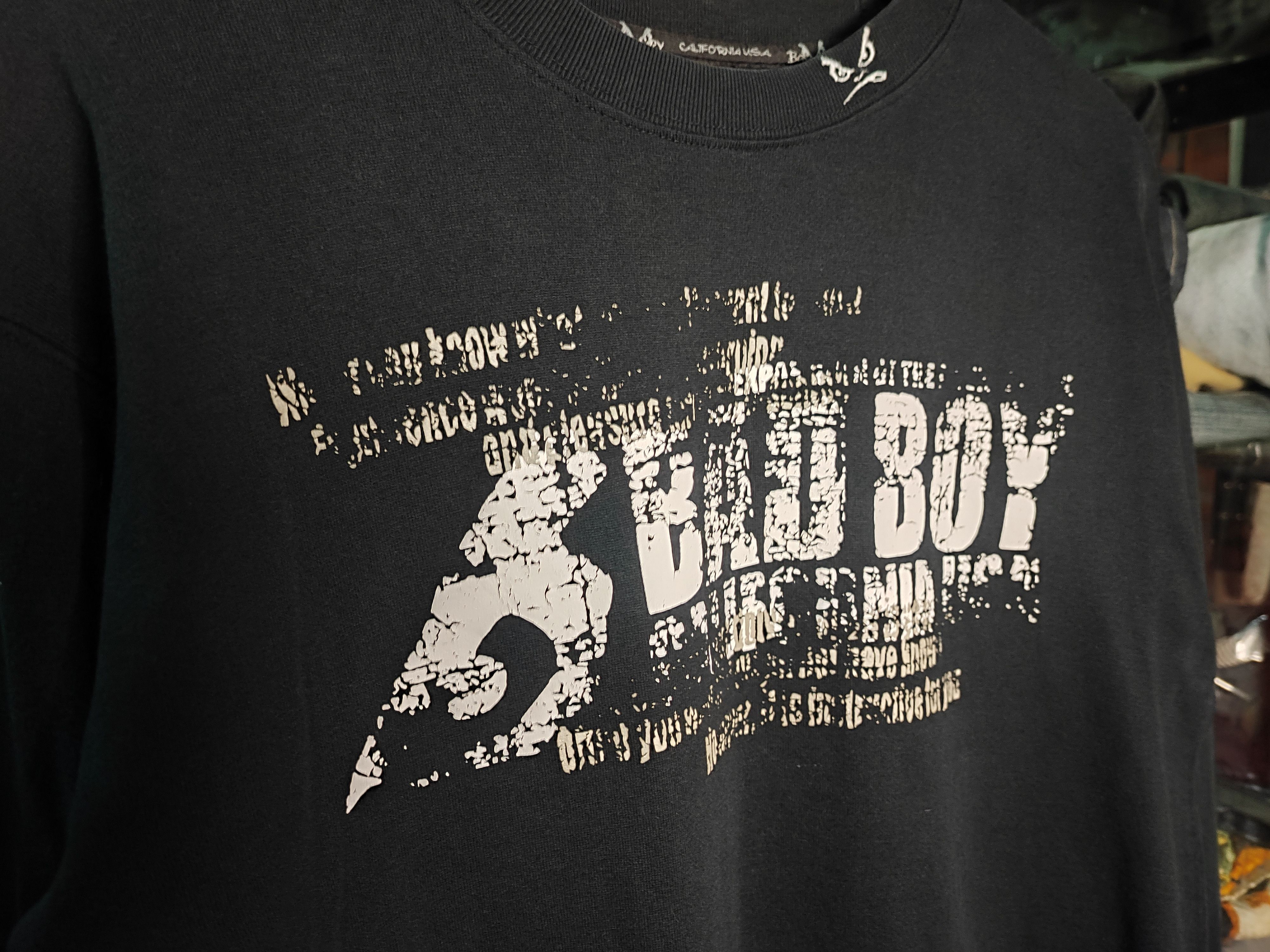 Number (N)ine Vintage 90s Bad Boy Tee Made in USA Puff Print Streetwear Size US M / EU 48-50 / 2 - 5 Thumbnail