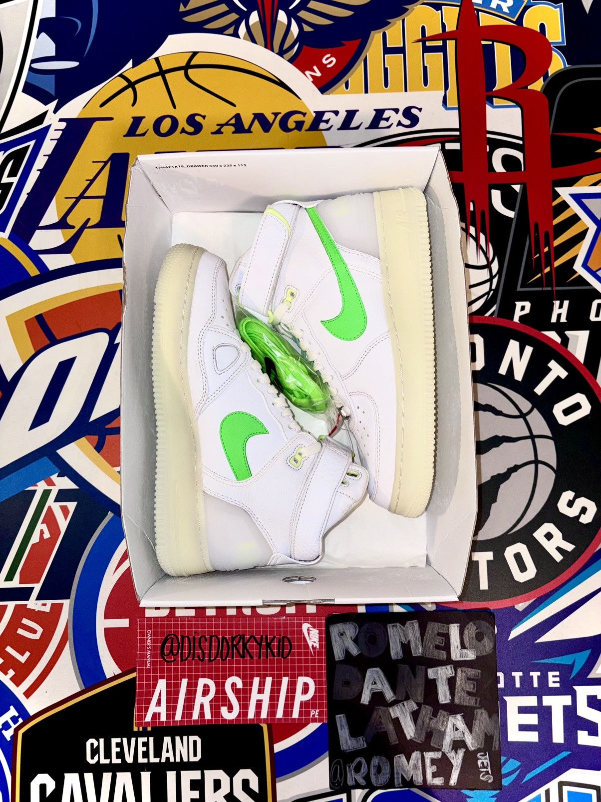 Nike 10th Anniversary RSVP Gallery x Nike Air Force 1 CV0433-100 Size US 6.5 / EU 39-40 - 8 Thumbnail