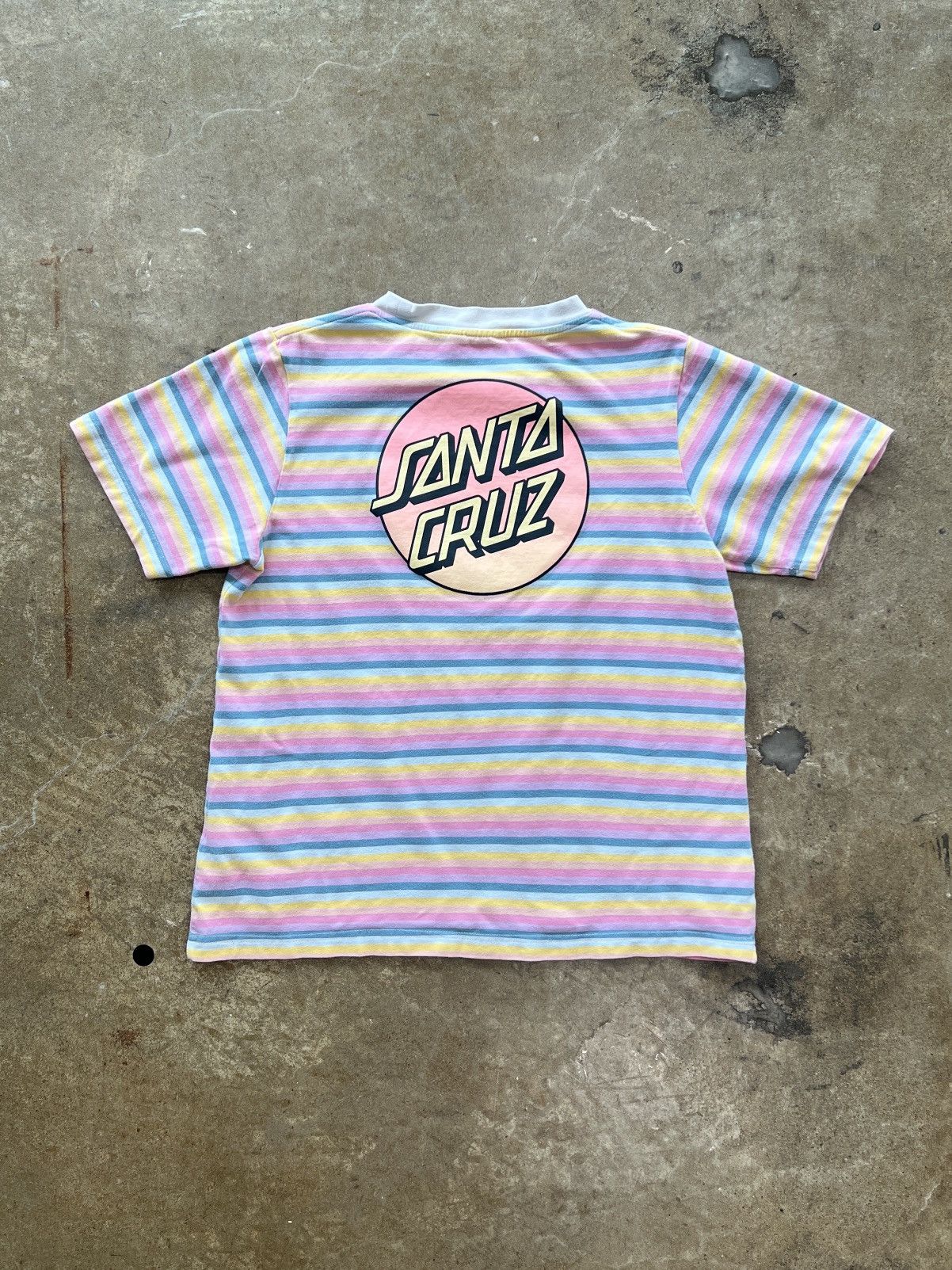 Santa Cruz Skateboards Santa Cruz Stripe Logo Crop Tee Small Size US S / EU 44-46 / 1 - 2 Thumbnail