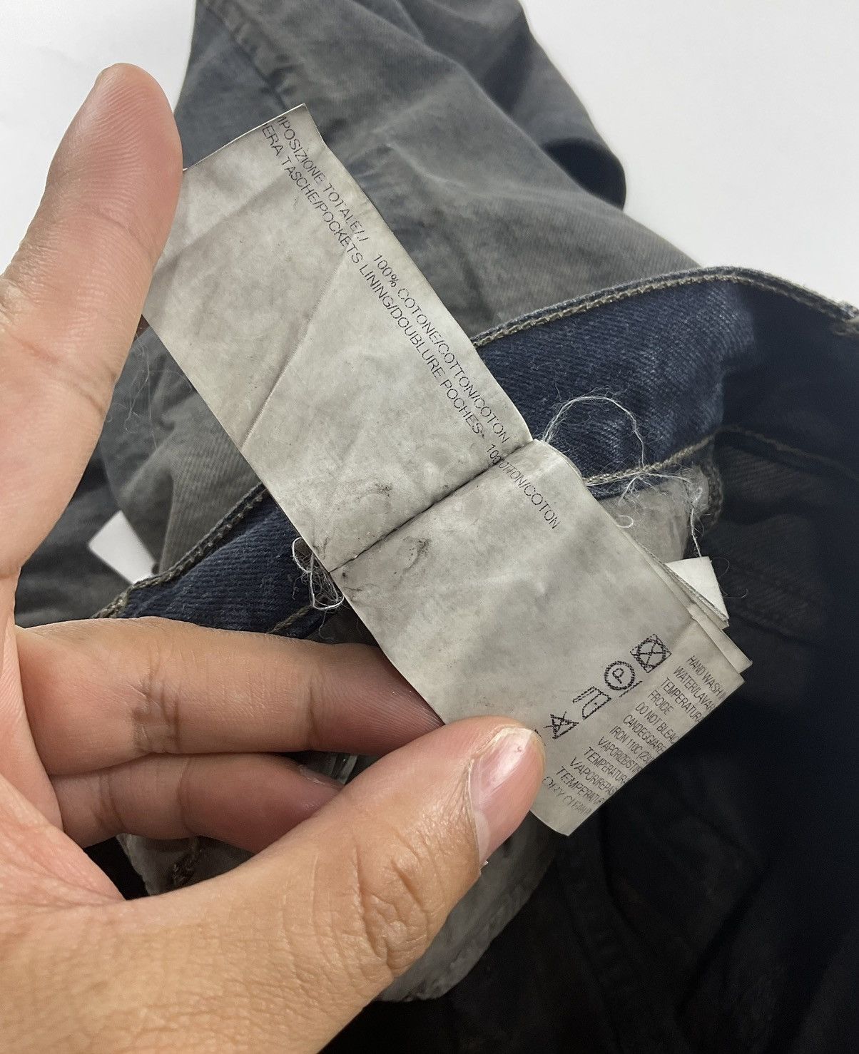 Rick Owens Rick Owens S/S'16 Degrade Hustler Torrence Cropped Denim Size US 30 / EU 46 - 9 Thumbnail
