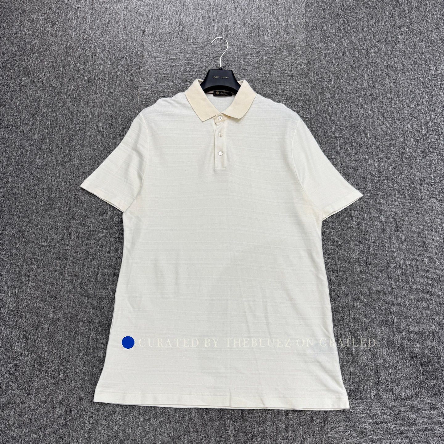 Loro Piana White Short-Sleeve Polo Shirt Size US XXL / EU 58 / 5 - 1 Thumbnail
