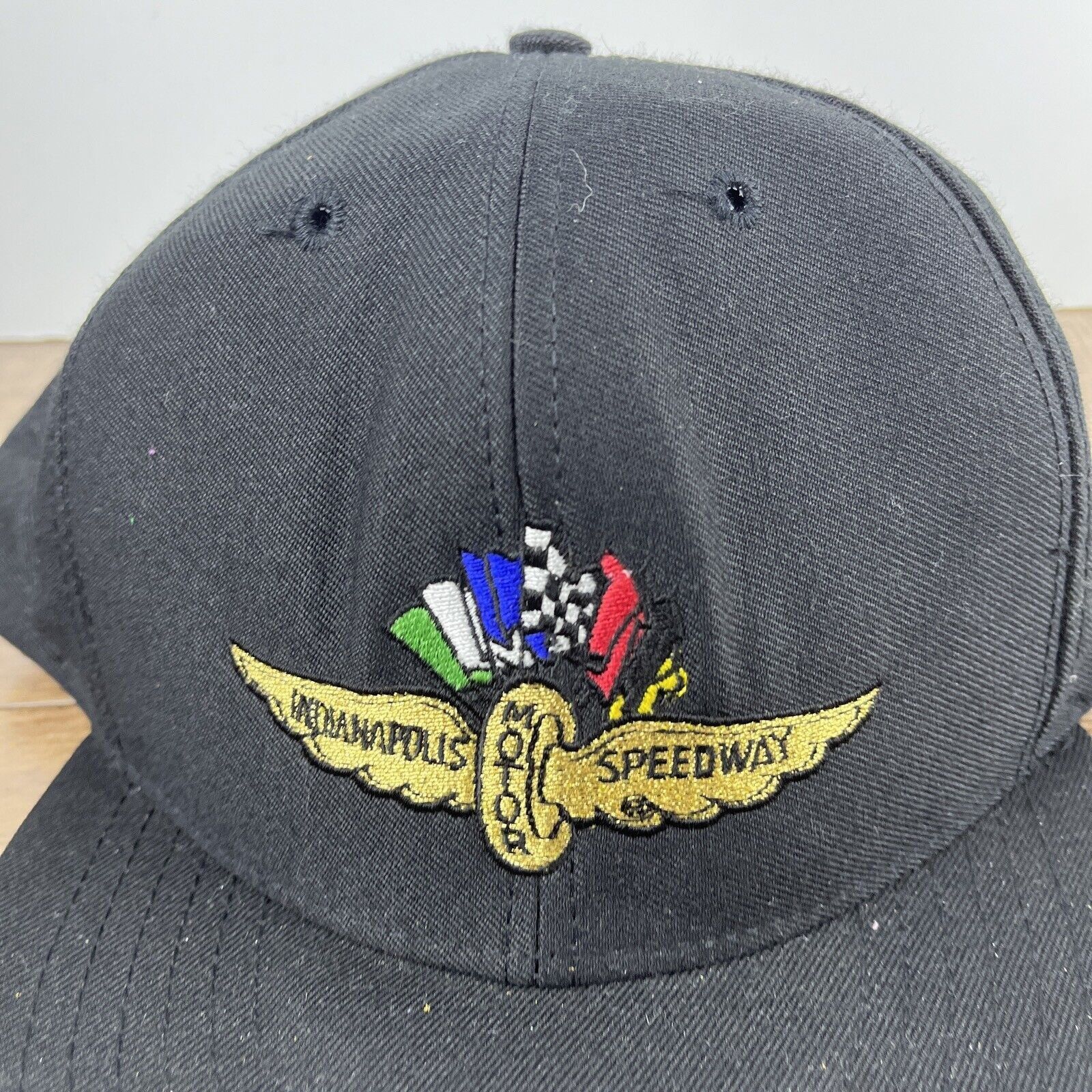 Other Indianapolis Motor Speedway Black Hat Snapback Adjustable Ad Size ONE SIZE - 6 Thumbnail