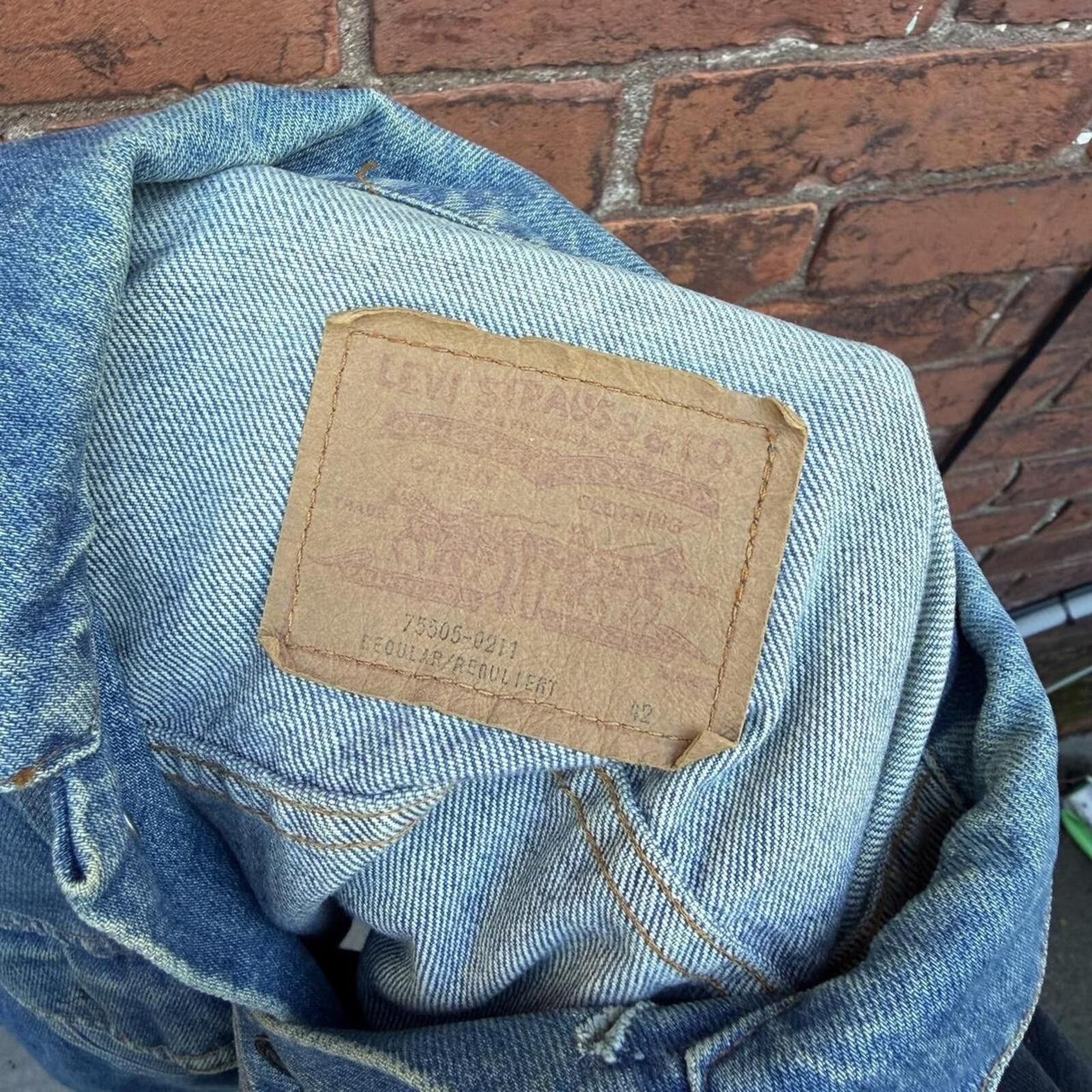Levi's vintage Levi’s jean jacket 70s 42 medium/large Size US L / EU 52-54 / 3 - 7 Thumbnail