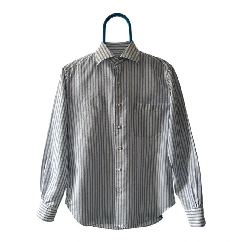 Loro Piana Loro Piana Shirt Striped Italy Highend Luxury Size US M / EU 48-50 / 2 - 1 Thumbnail