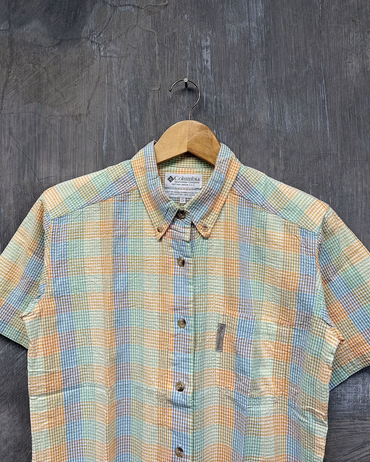 Columbia Columbia Gingham Button Up Shirt Size US S / EU 44-46 / 1 - 2 Thumbnail