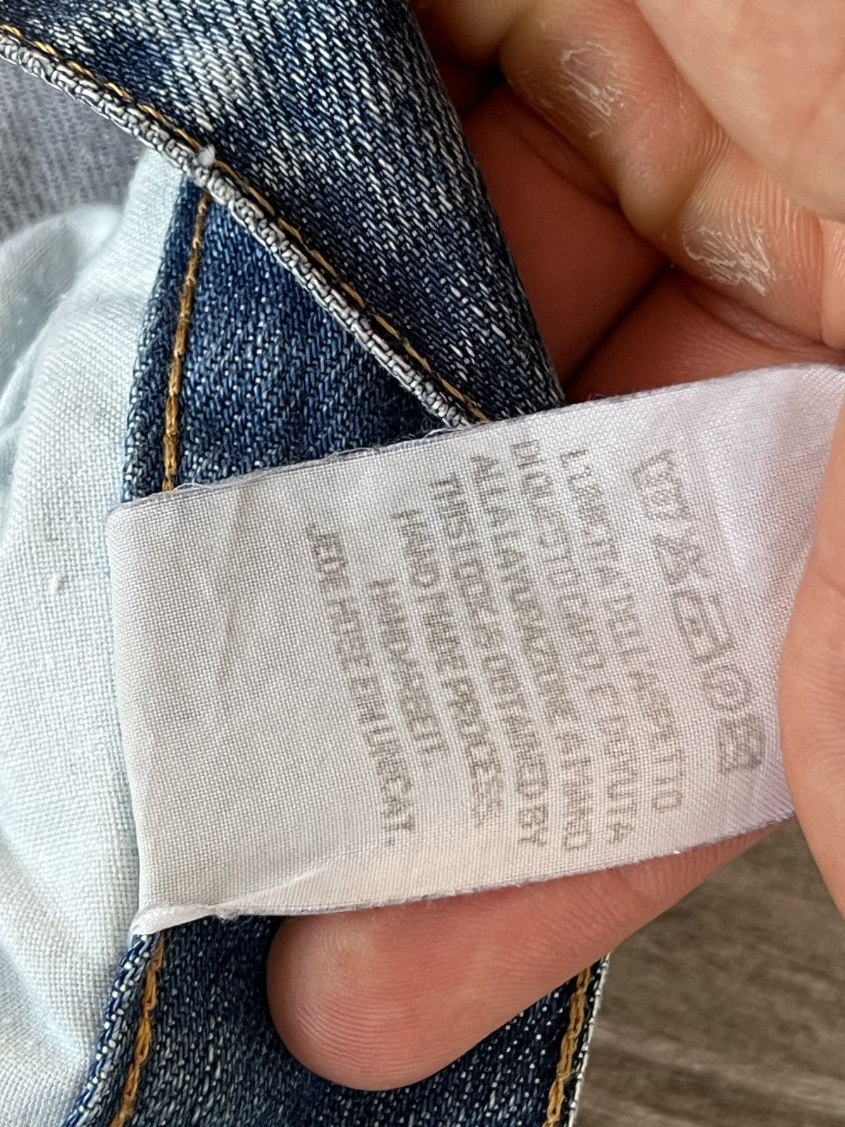 Designer ‼️Take Two 1st Grade HandMade Crafted Print Flared Jeans‼️ Size US 33 - 21 Thumbnail