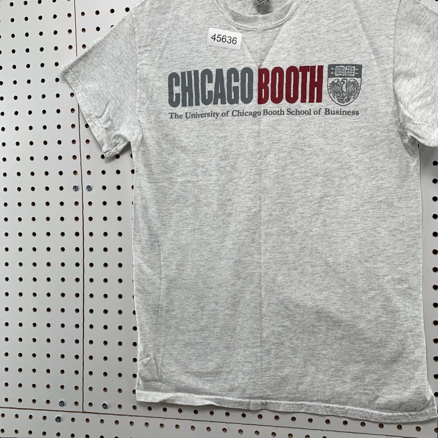 Gildan University Chicago Booth T Shirt Mens Small Gray School Of Business TEE Size US S / EU 44-46 / 1 - 3 Thumbnail