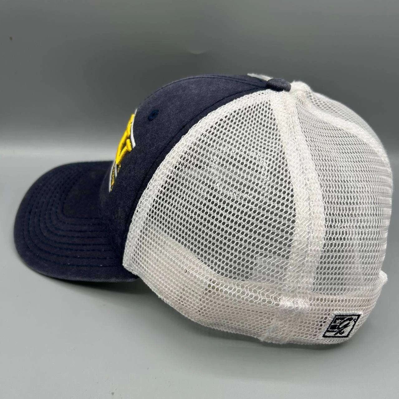 The Game Vintage West Virginia Mountaineers Trucker Hat Men Snap Back Size ONE SIZE - 3 Thumbnail