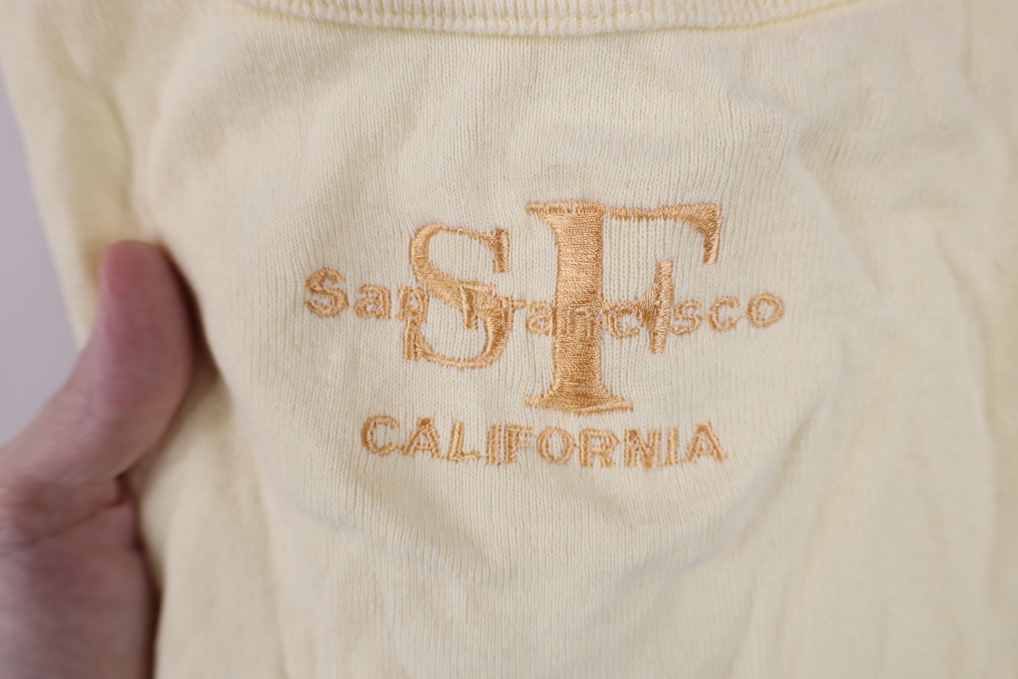 Vintage Vintage 90s Cropped San Francisco Cami Tank Top T-Shirt USA Size L / US 10 / IT 46 - 4 Thumbnail