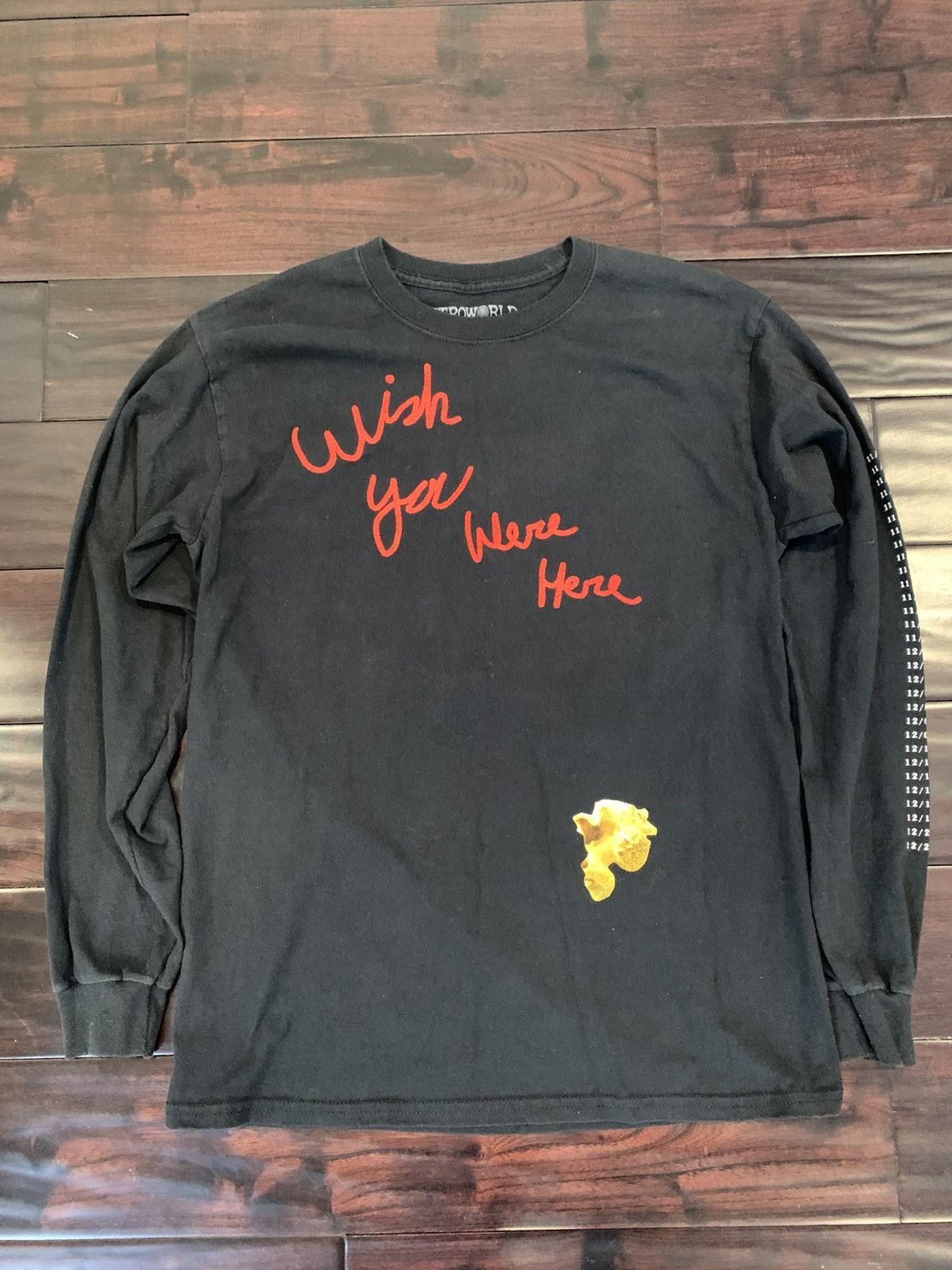Travis Scott Travis Scott Astroworld Tour Wish You Were Here Long Sleeve Size US S / EU 44-46 / 1 - 1 Thumbnail
