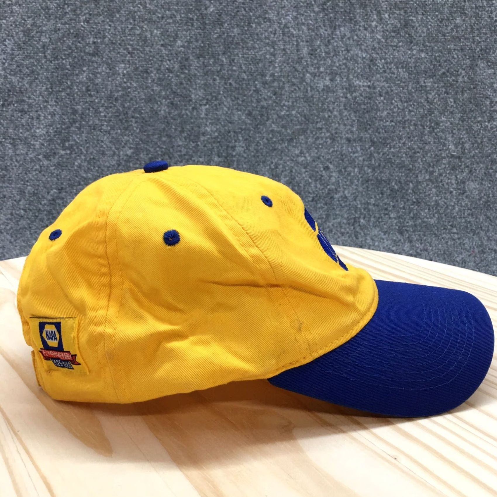 Logo 7 NAPA Baseball Hat Mens Yellow One Size Adjustable Embroidered Logo Size ONE SIZE - 7 Thumbnail