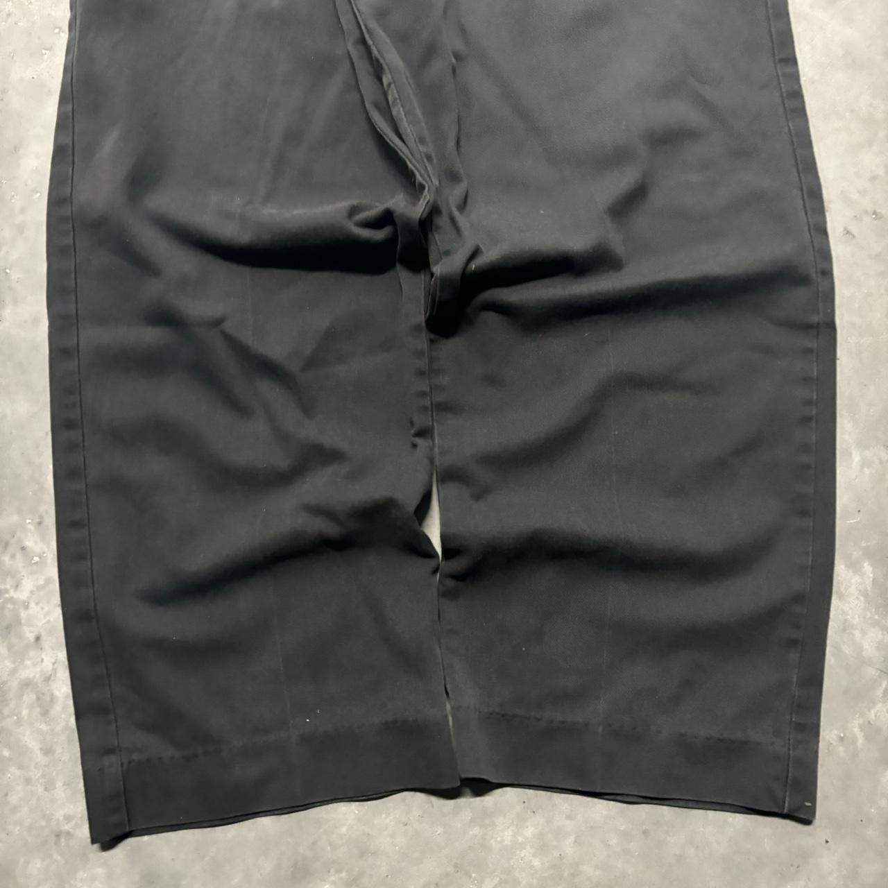 Japanese Brand × Vintage Crazy Vintage Y2K/2000s Grunge Faded Black Skater Workwear Cargo Pants! Size US 31 - 6 Thumbnail