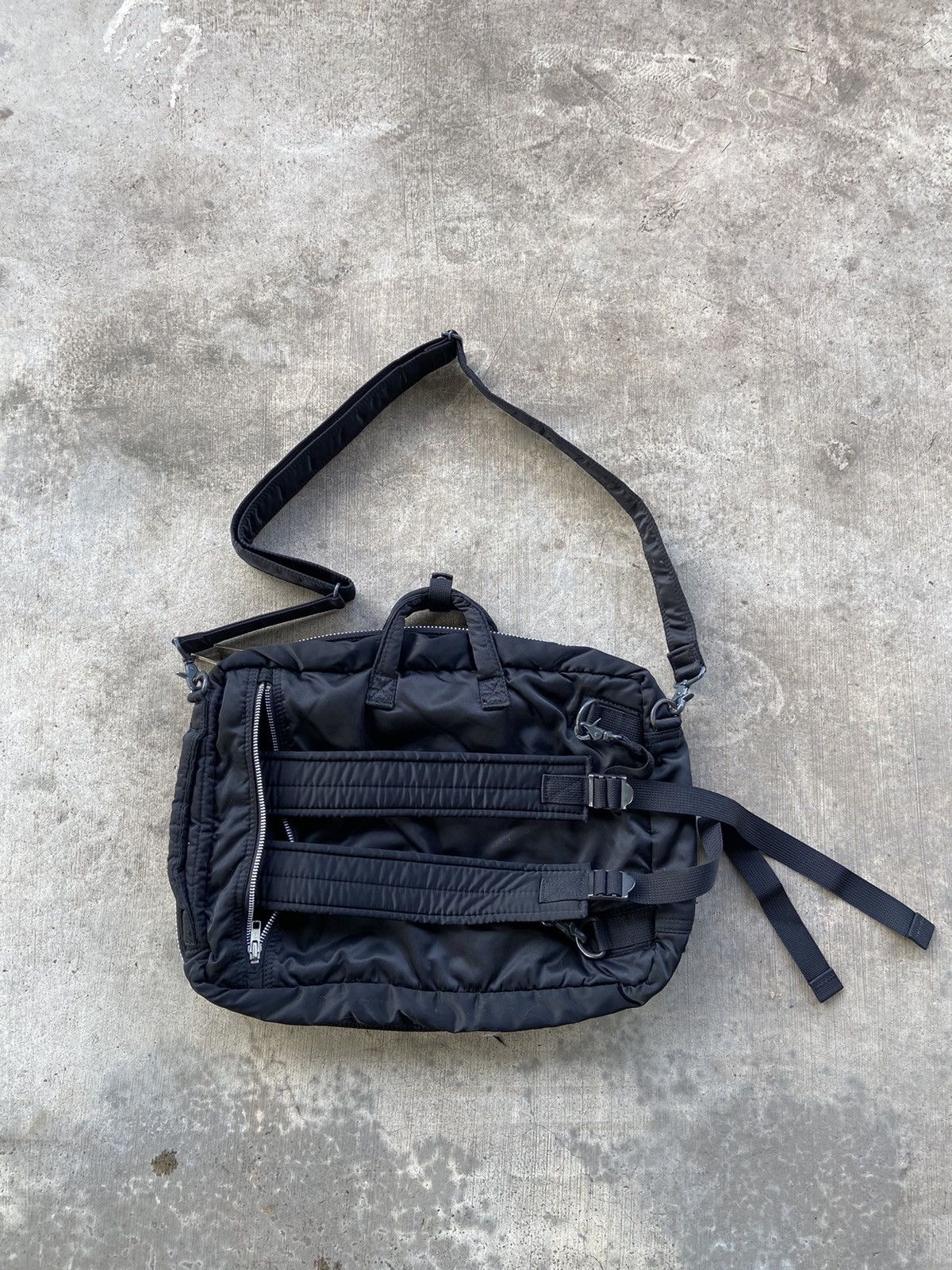Porter Vintage Porter Tanker Black Nylon 3 Way Backpack / Sling Bag Size ONE SIZE - 4 Thumbnail