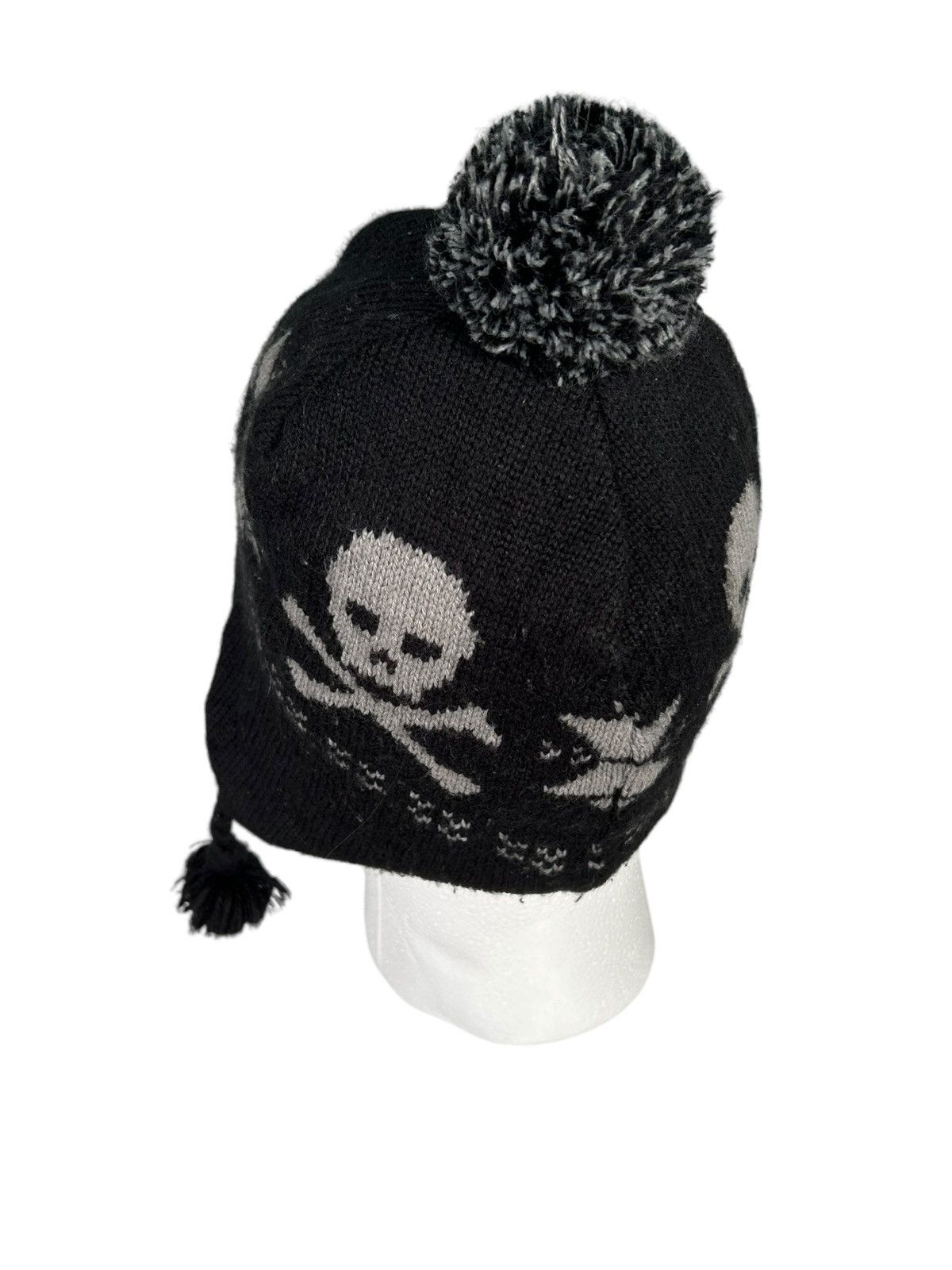 14th Addiction × Japanese Brand Skull Punk Bondage Style Brand Oldnavy Beanie Hats Size ONE SIZE - 3 Thumbnail