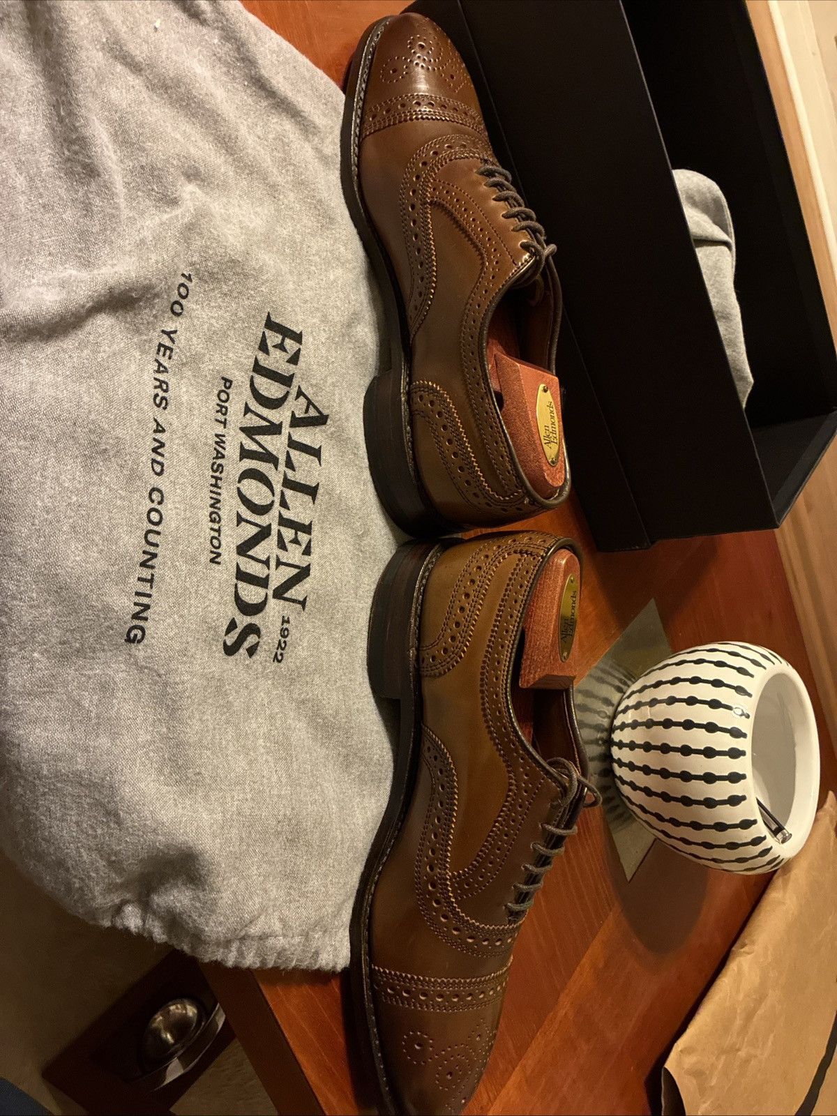 Allen Edmonds Allen Edmonds Bourbon Shell Cordovan Strand US7.5D New Size US 7.5 / EU 40-41 - 6 Thumbnail