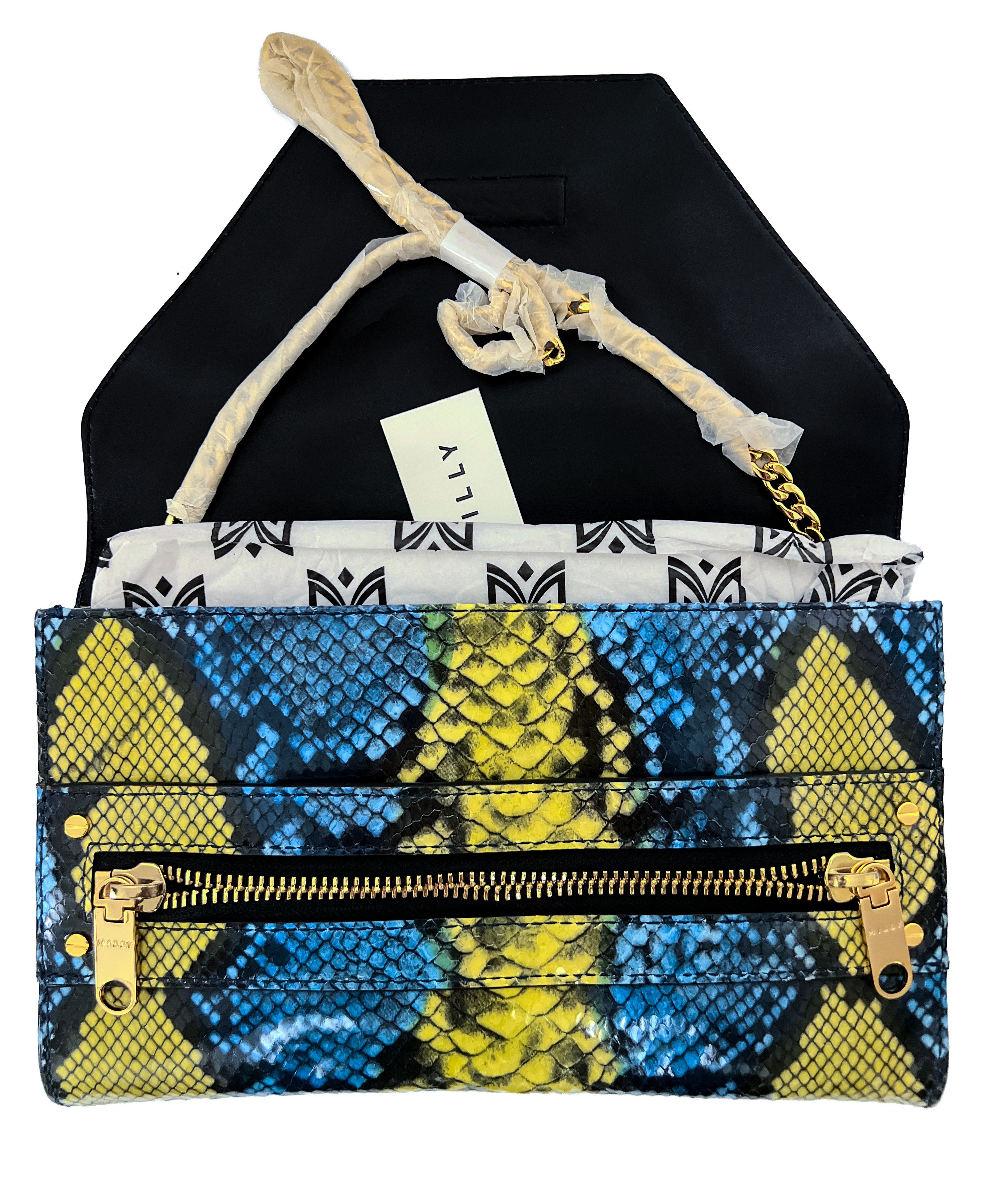 MILLY MILLY SNAKESKIN SHOULDER BAG NWT Size ONE SIZE - 2 Thumbnail