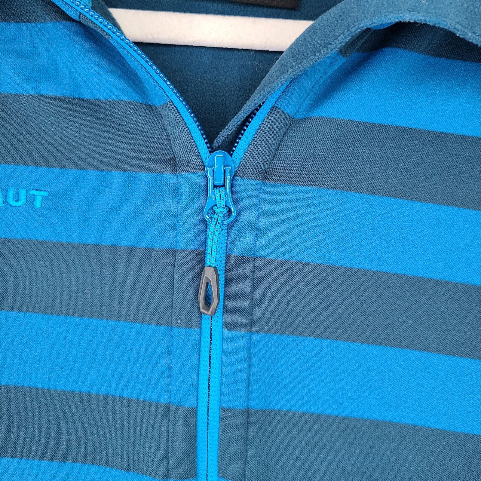 Mammut Mammut Blue & Navy Striped Turtleneck Jacket L, Women's Size L / US 10 / IT 46 - 8 Thumbnail