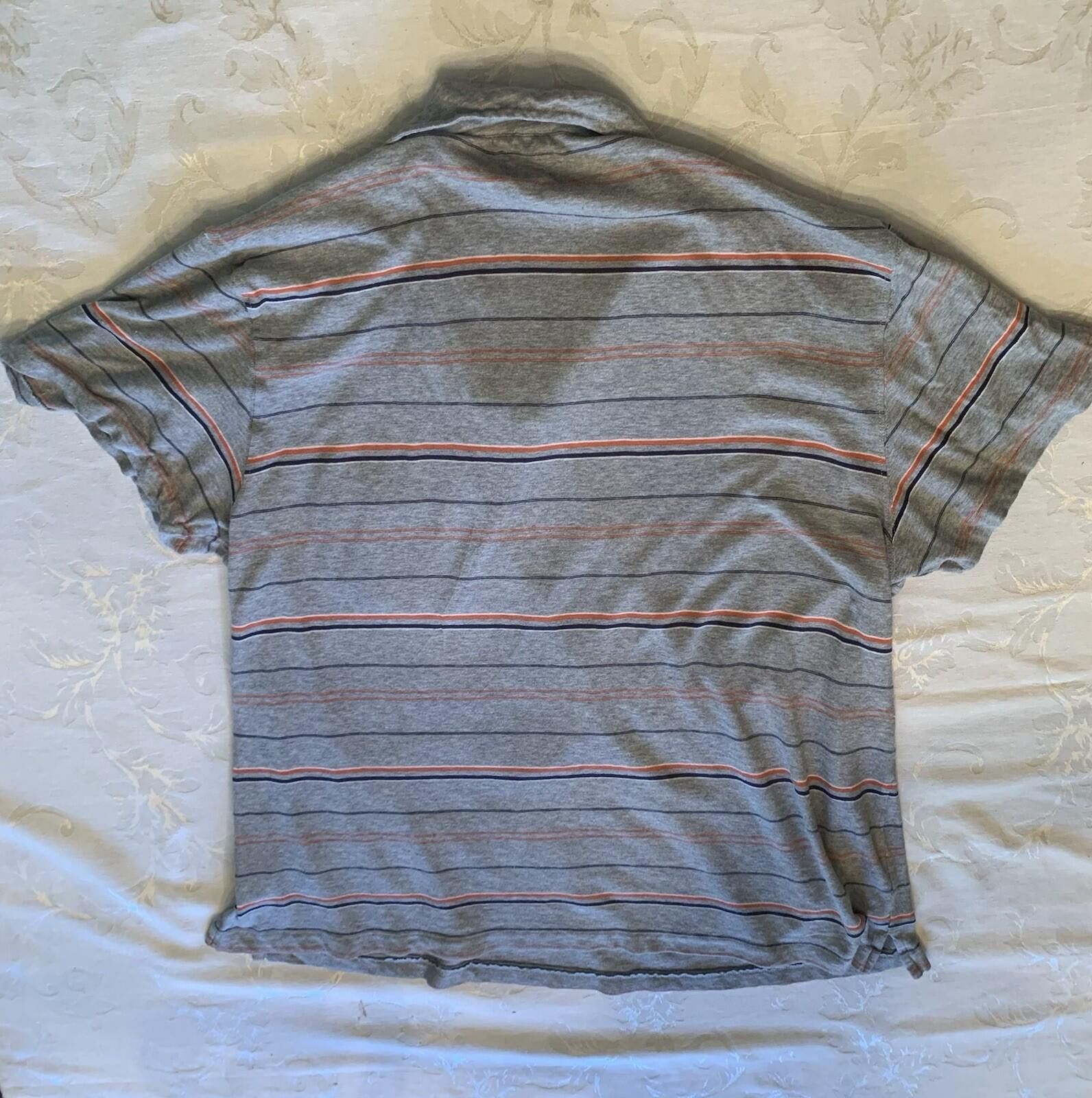 American Eagle Outfitters AMERICAN EAGLE POLO SHIRT New Unworn GRAY Striped Mens XL Size US XL / EU 56 / 4 - 2 Thumbnail