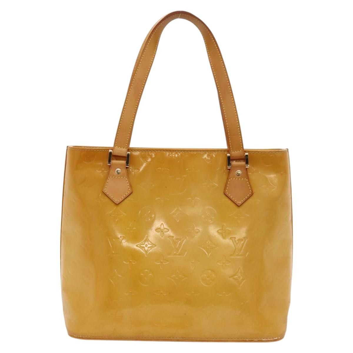 Louis Vuitton LOUIS VUITTON Monogram Vernis Houston Hand Bag Beige M91004 Size ONE SIZE - 13 Thumbnail
