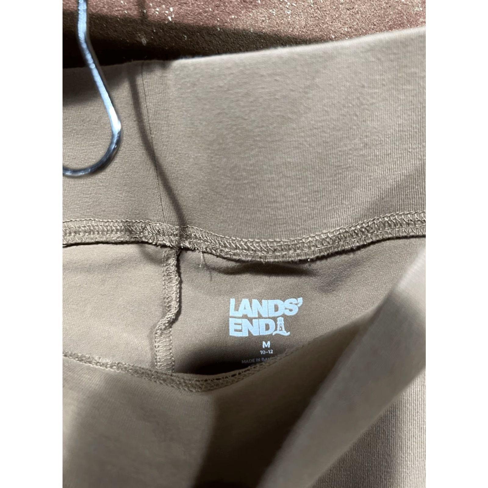 Lands' End Lands End Women’s Brown Flared Pull On Legging Pants Cropped M Size 32" / US 10 / IT 46 - 3 Thumbnail