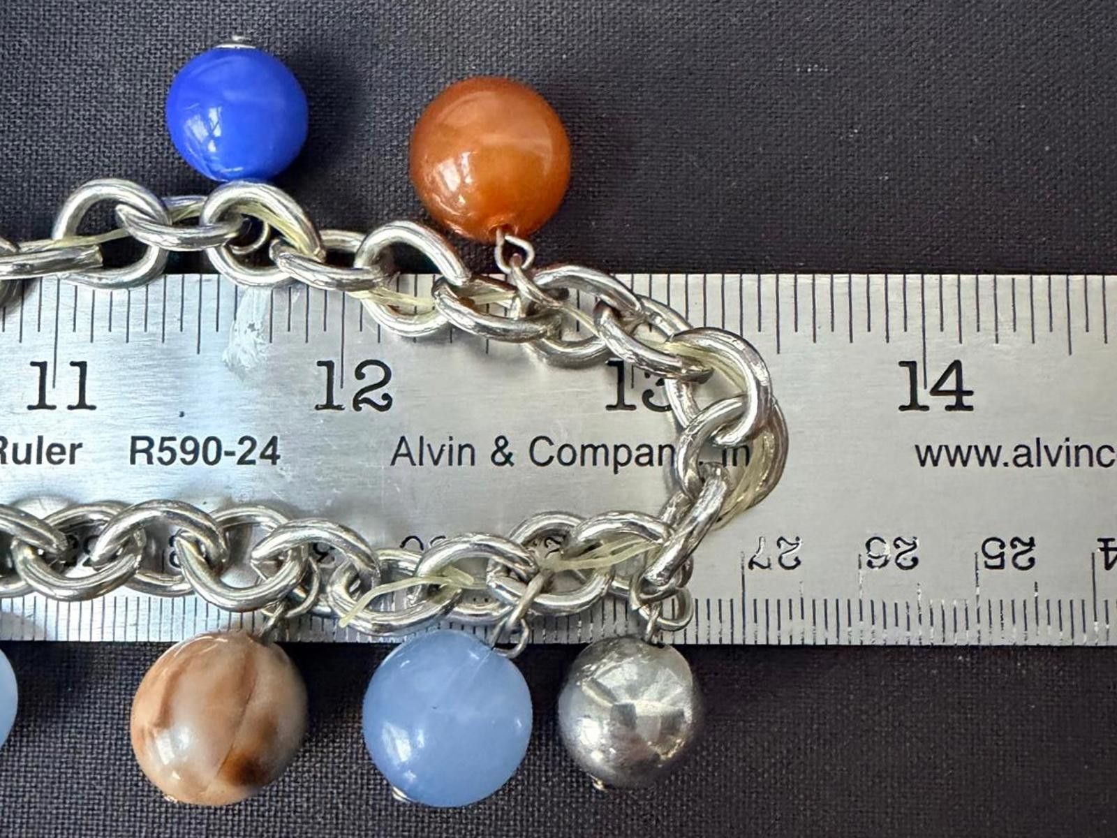 Other NY&Co Colorful Beaded Charm Chain Necklace NWT Size ONE SIZE - 4 Thumbnail