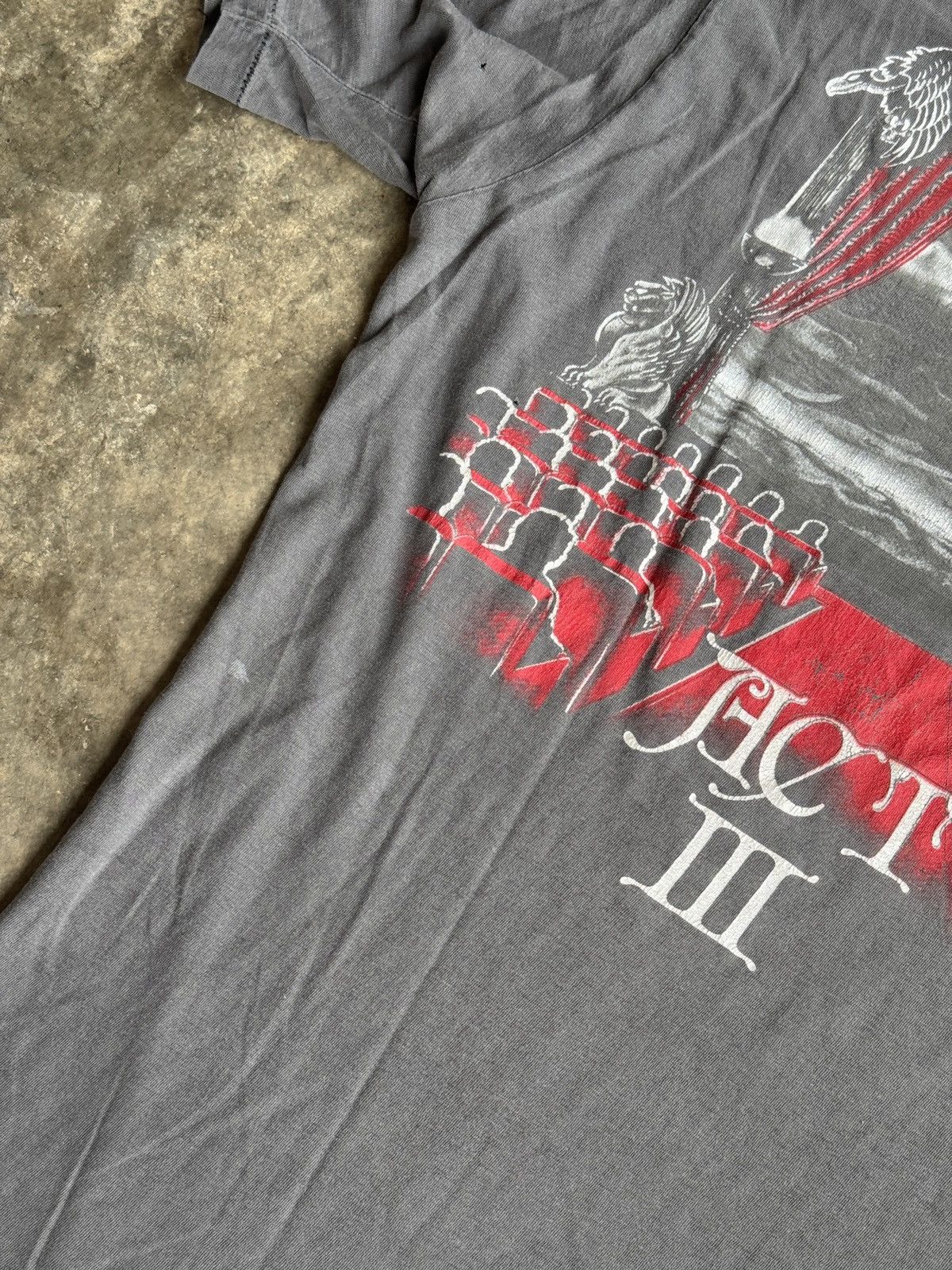 Band Tees × Vintage *RARE* 1990 90s VINTAGE DEATH ANGEL FADED DISTRESSED METAL Size US L / EU 52-54 / 3 - 9 Thumbnail
