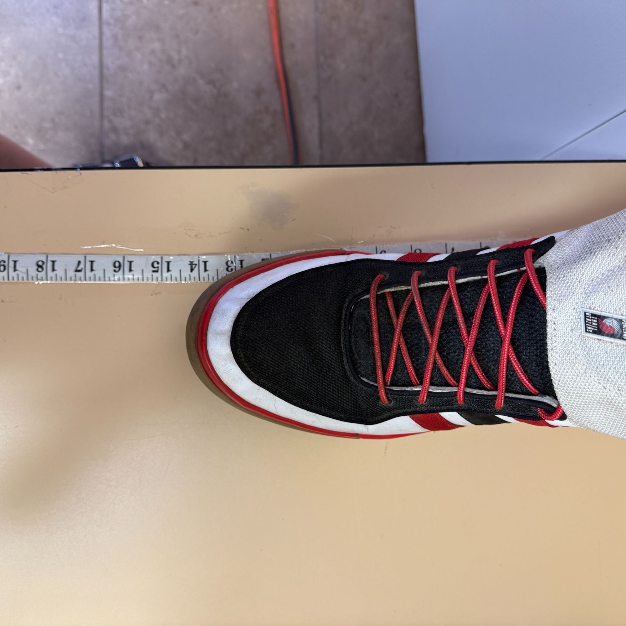 Adidas Adidas DISPLAY Hi Top NBA Basketball Portland Trailblazers Size US 15 / EU 48 - 8 Thumbnail