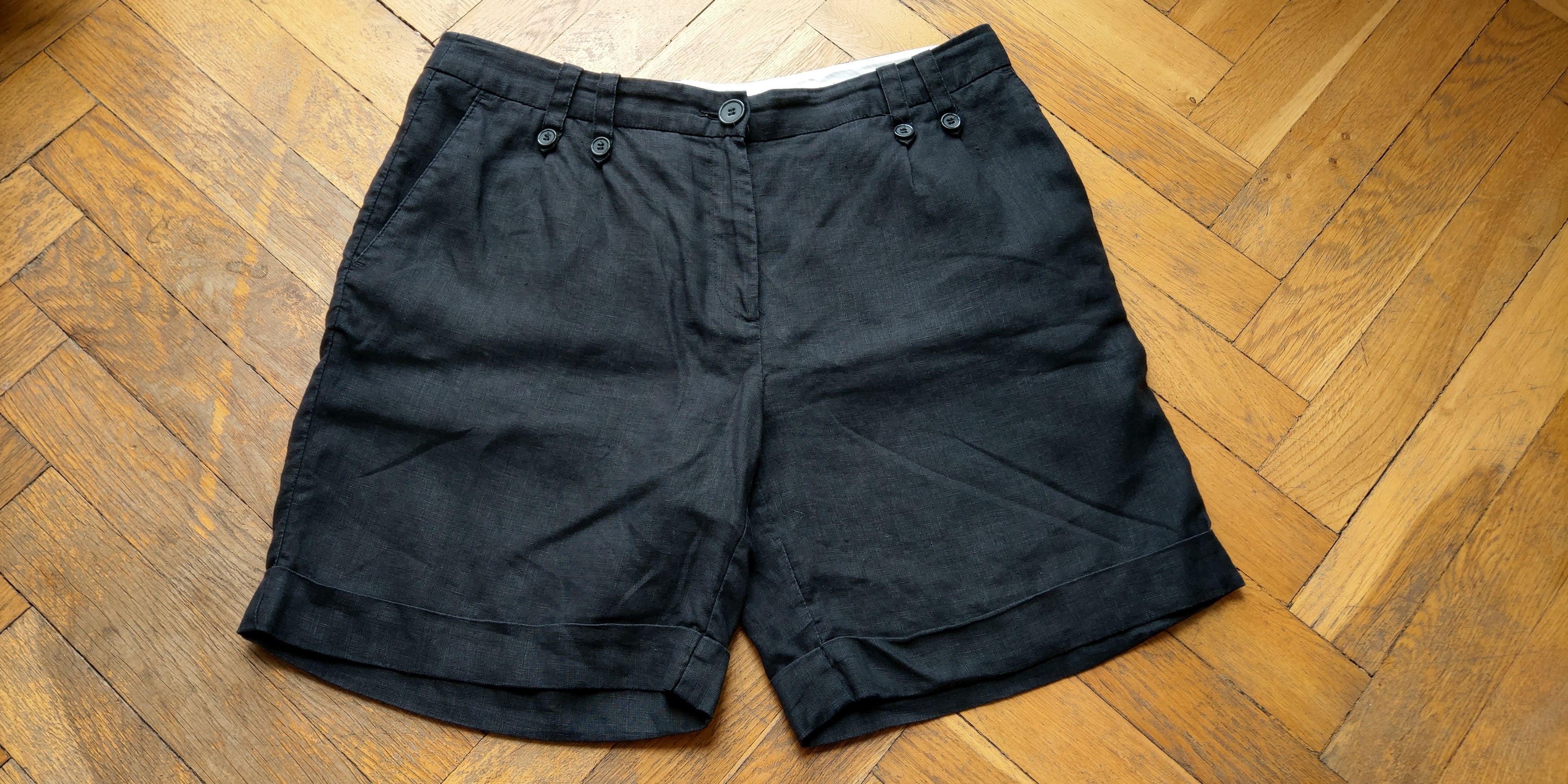Vintage 100% Linen Goth Shorts Pants Loose Grunge Raver Opium Baggy Size US 32 / EU 48 - 8 Thumbnail