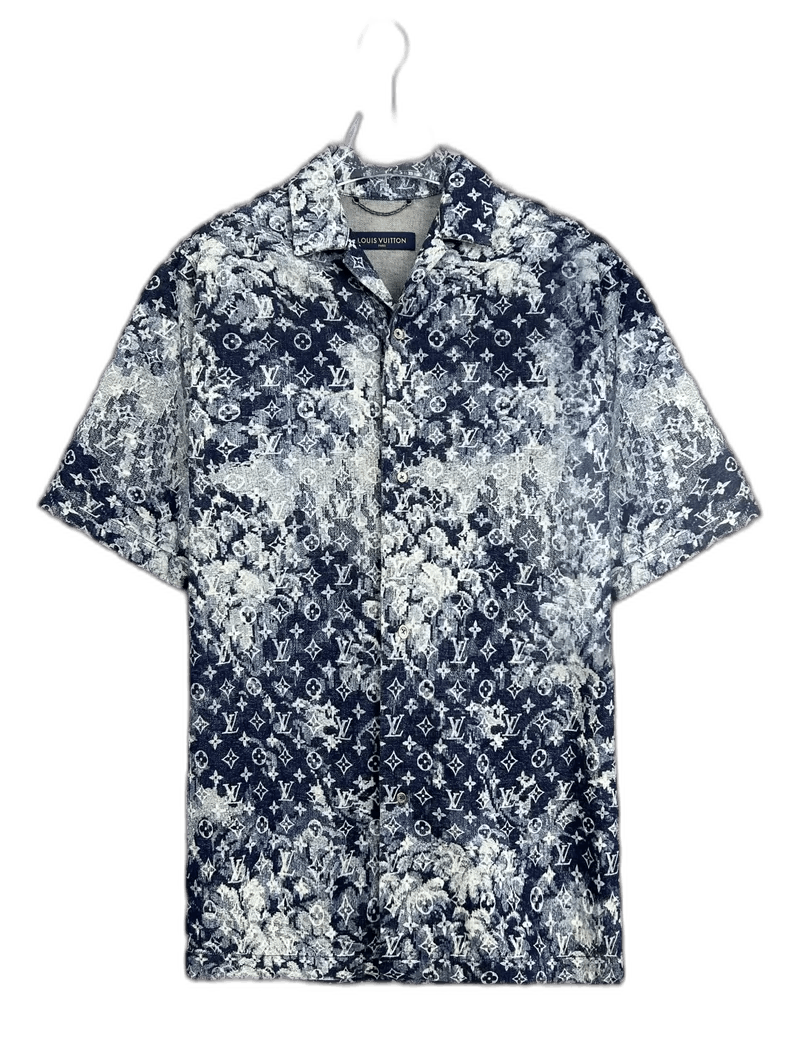 Louis Vuitton Louis Vuitton Louis Vuitton TieDye Logo Short Sleeve Shirt Size US L / EU 52-54 / 3 - 1 Thumbnail