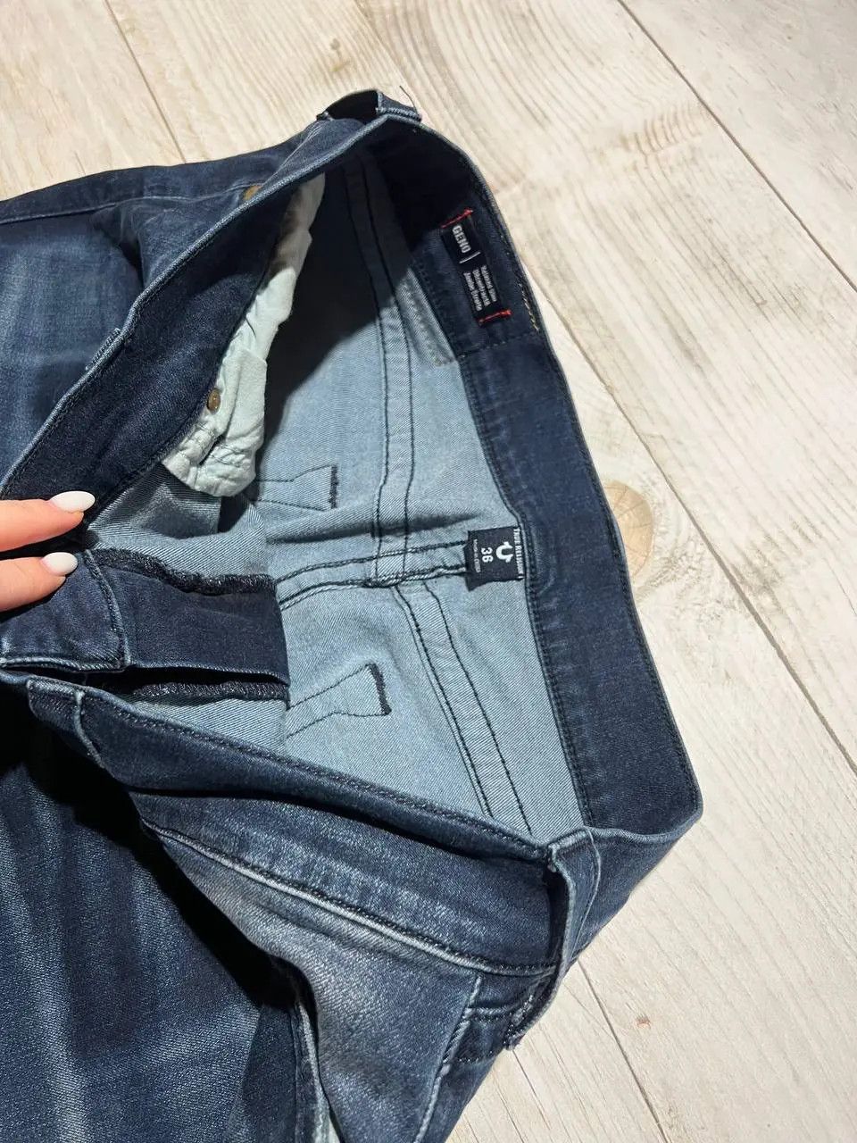 True Religion Vintage True Religion Geno Denim Jeans Relaxed Slim 36x28 Size US 36 / EU 52 - 8 Thumbnail
