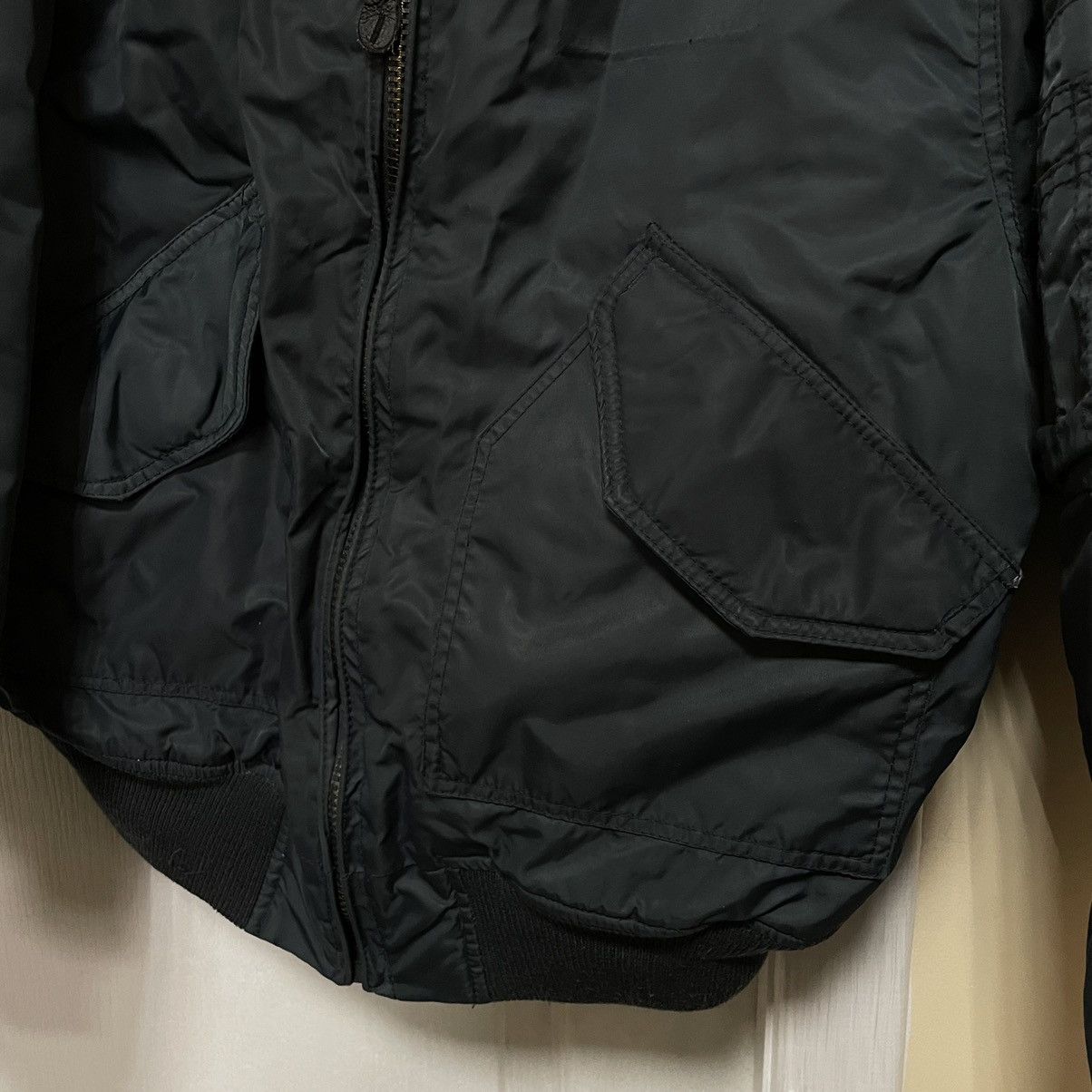 MIL-TEC Vintage CWU Alpha Flyers Bomber 00s Jacket MA-1 Style USA Size US M / EU 48-50 / 2 - 3 Thumbnail
