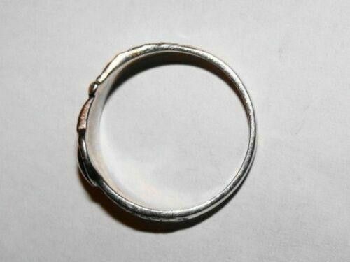 Designer Victorian Etched Buckle Ring Size ONE SIZE - 4 Thumbnail