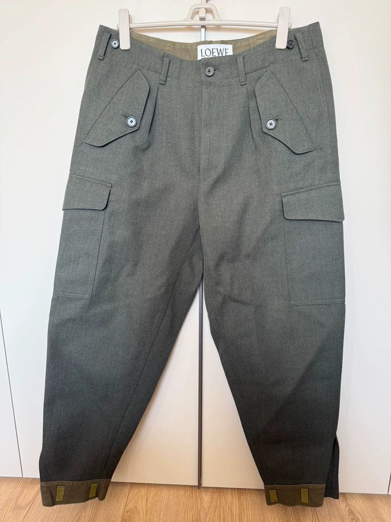 Loewe Loewe Wool dark green overalls Size US 34 / EU 50 - 1 Thumbnail