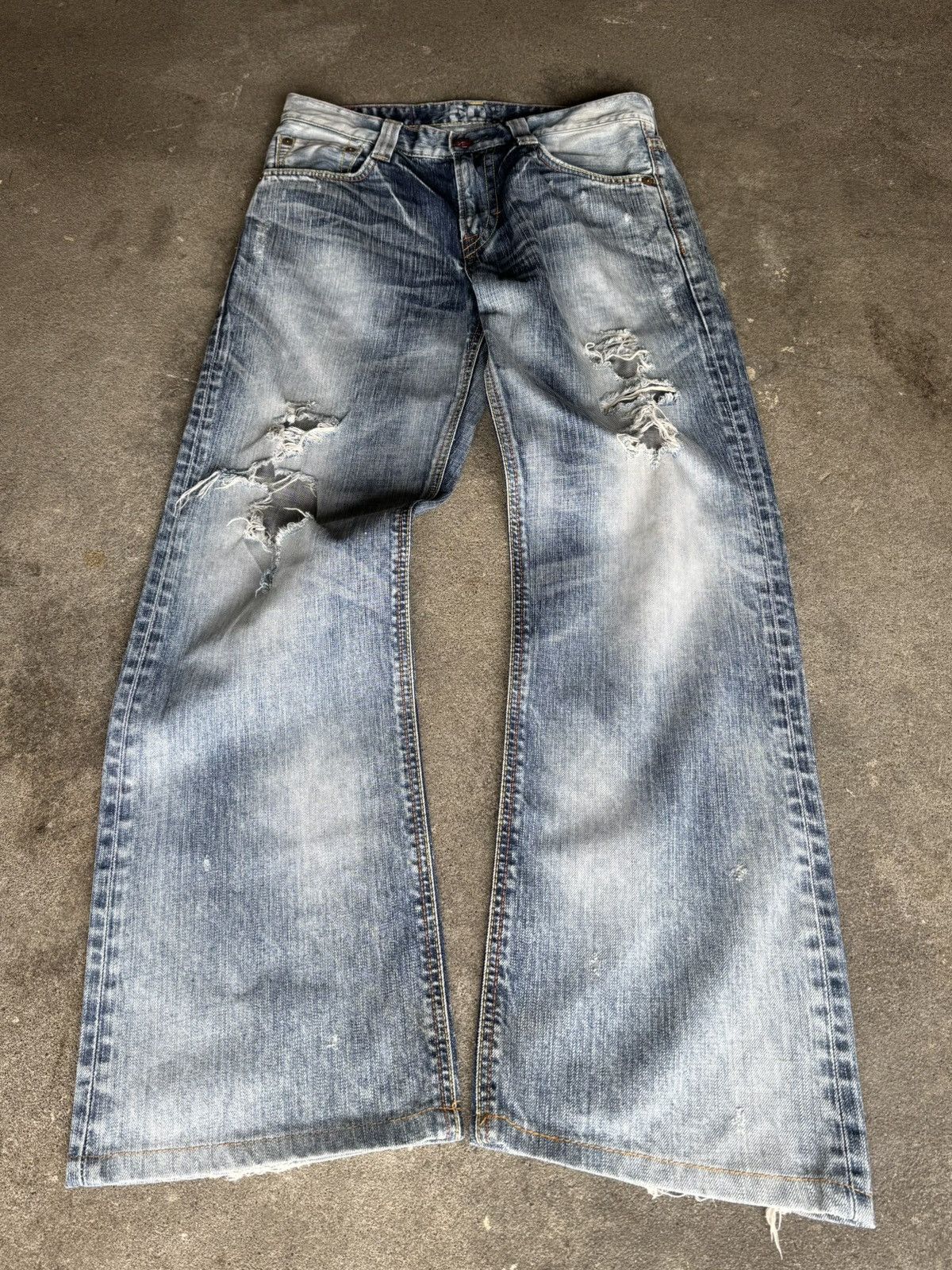 Edwin Edwin Japan Distressed Denim Size US 32 / EU 48 - 1 Thumbnail