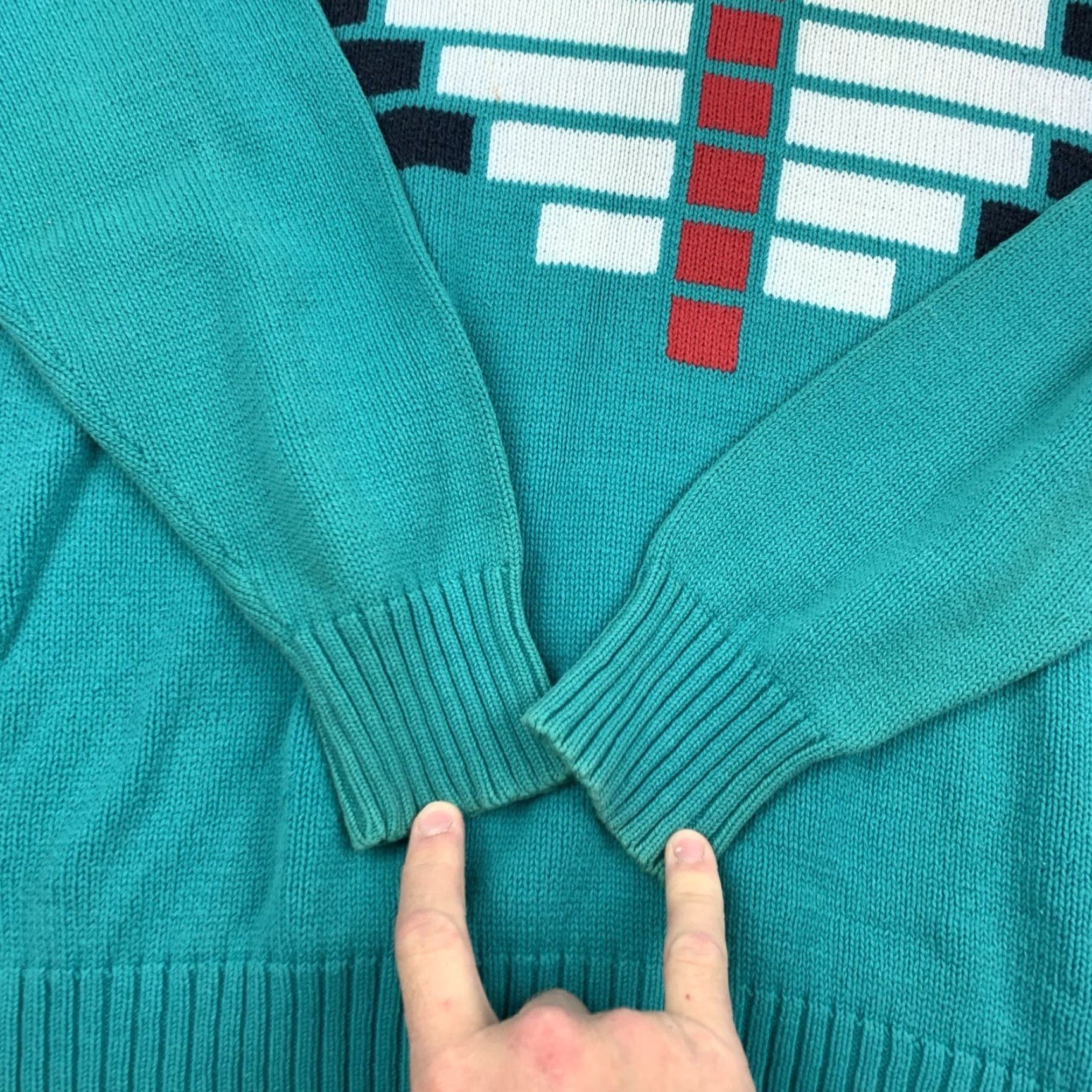 Vintage VINTAGE Puritan Sweater Men Pullover Knit Blue Heavyweight 90s Large Crew Neck Cotton Size US L / EU 52-54 / 3 - 2 Thumbnail