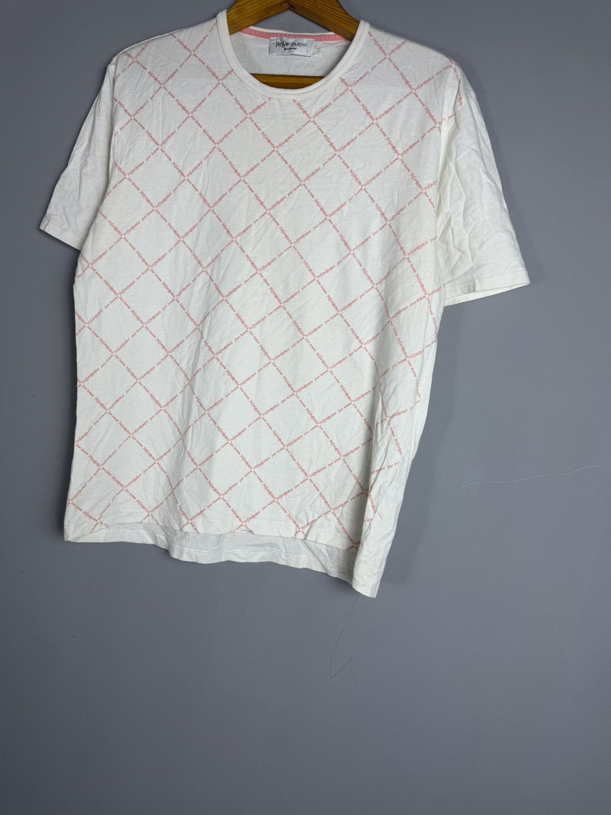 Yves Saint Laurent Vintage 90s YSL Yves Saint Laurent tee tshirt Size US L / EU 52-54 / 3 - 3 Thumbnail