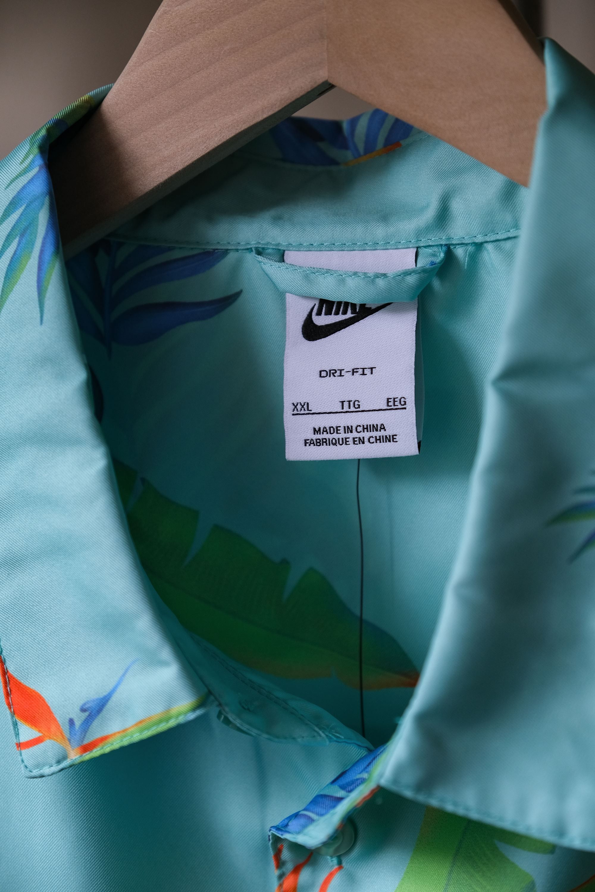 Nike Nike Dri-Fit Polyester Hawaiian Shirt Size US XXL / EU 58 / 5 - 2 Thumbnail