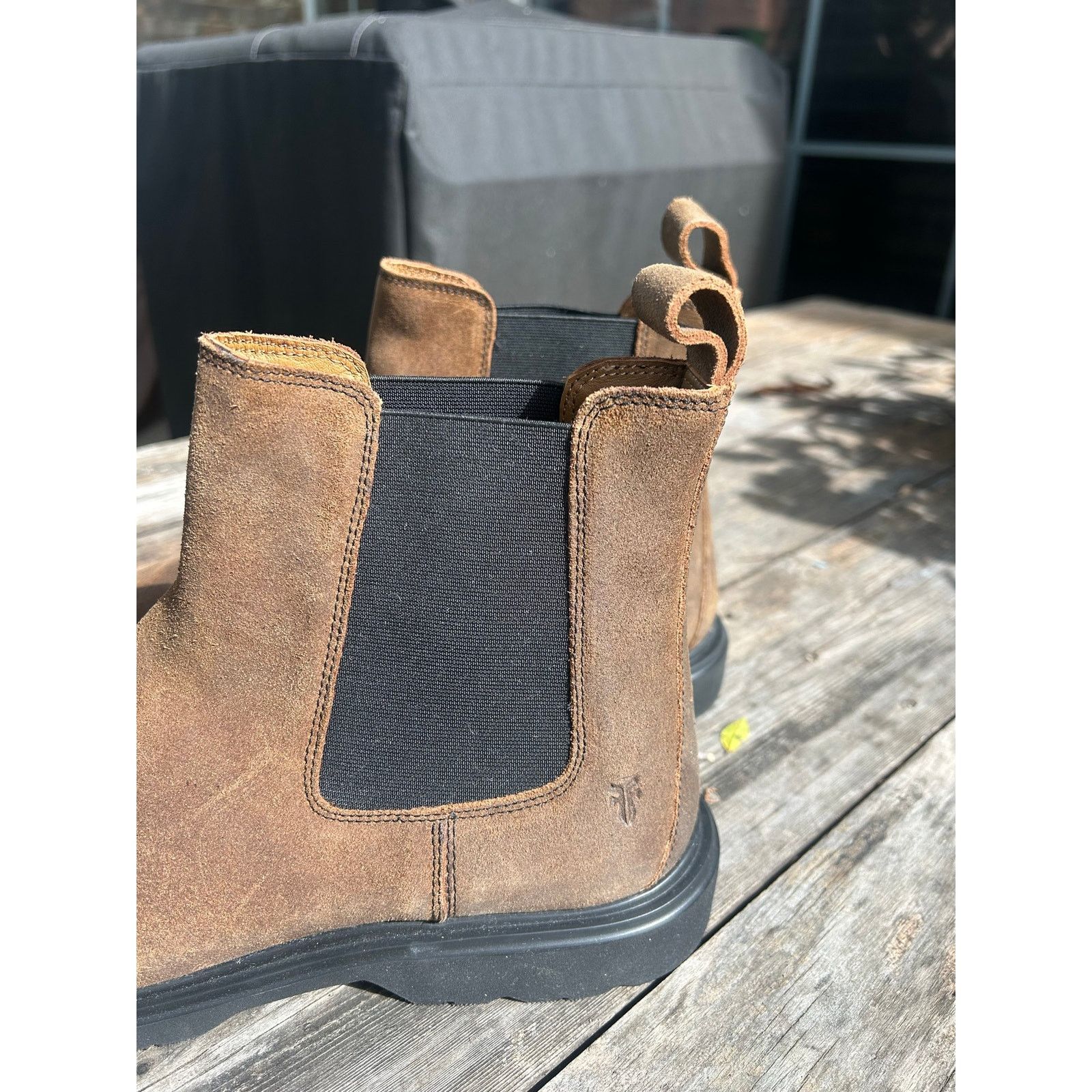 Frye Frye Tyler Chelsea Boot — Brown Suede Size 11.5 Size US 11.5 / EU 44-45 - 2 Thumbnail