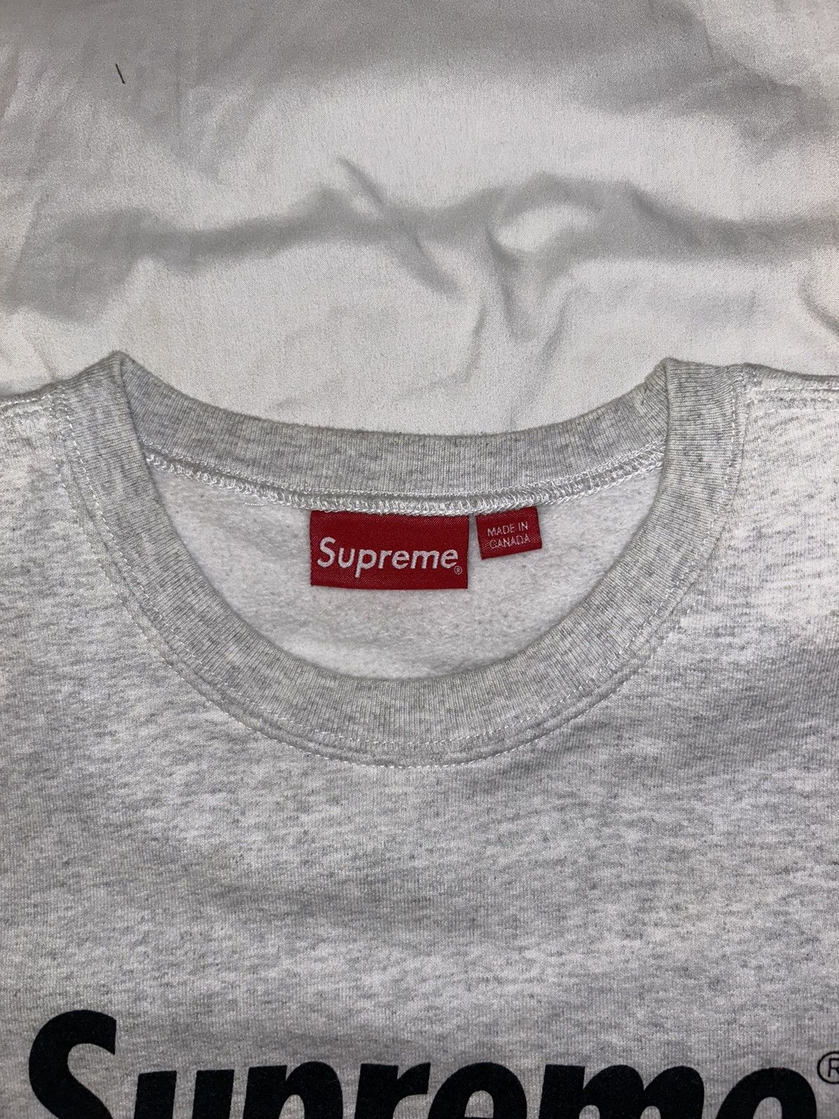 Supreme Supreme Underline Crewneck | Grailed 