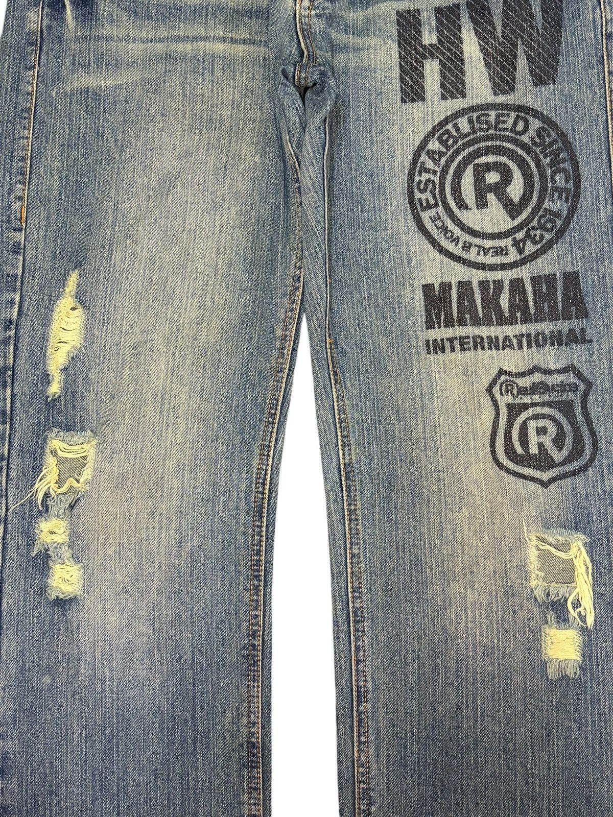 Dsquared2 Vintage Japanese Brand Printed Distressed Jeans Size 32" / US 10 / IT 46 - 3 Thumbnail