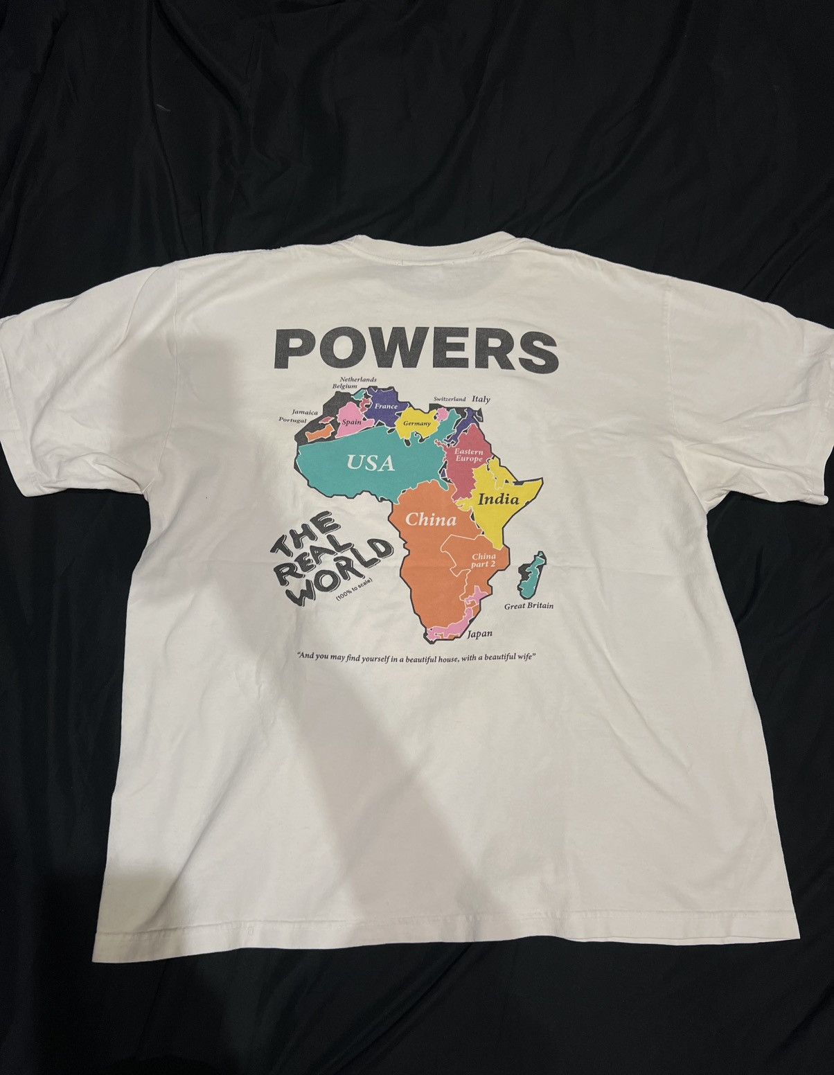 Powers Supply Powers World Tee Size US XL / EU 56 / 4 - 1 Thumbnail