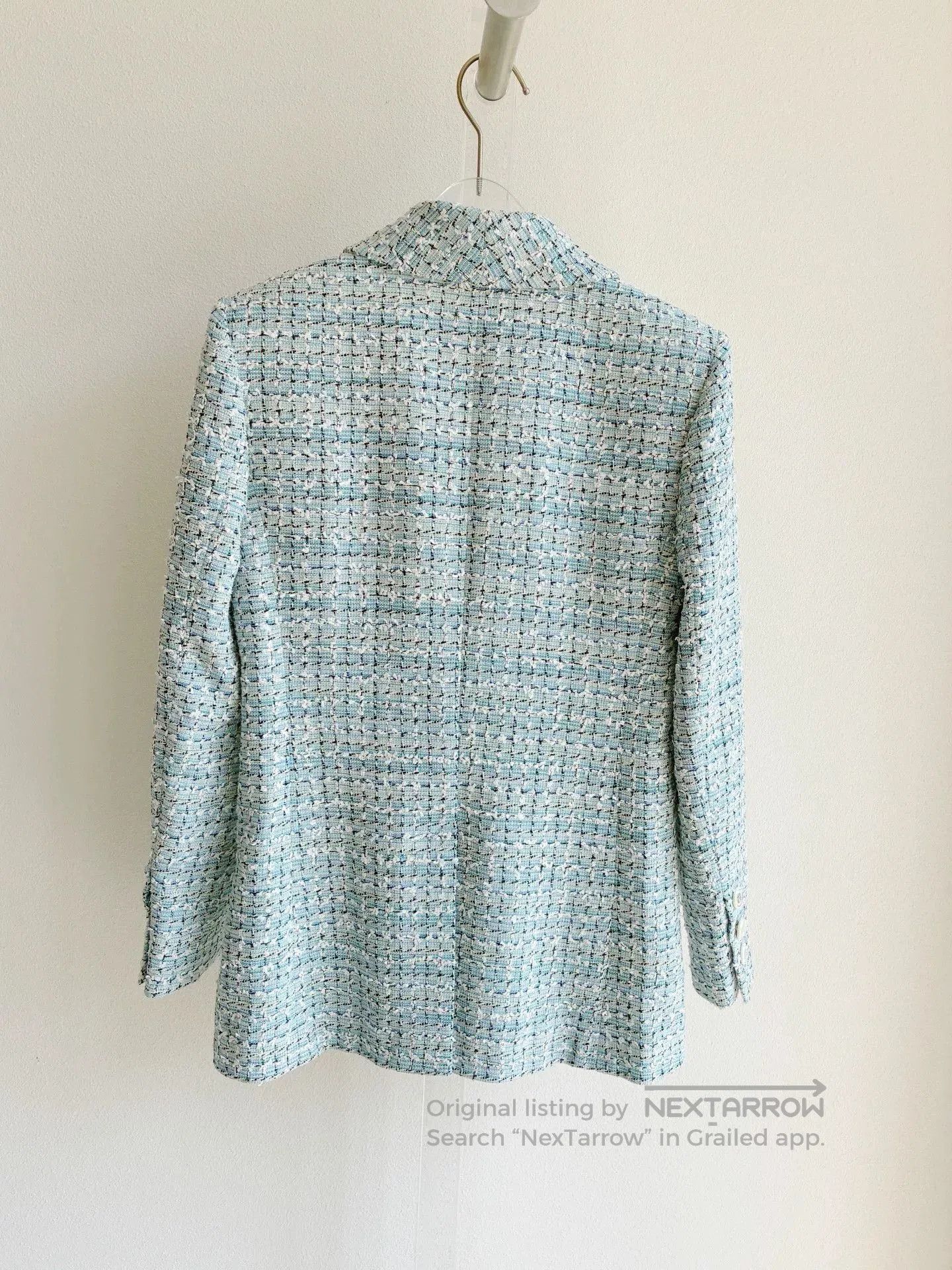 Chanel Chanel Jennie Cruise Blue Woven Jacket. Size XXS / US 00 / IT 34 - 3 Thumbnail
