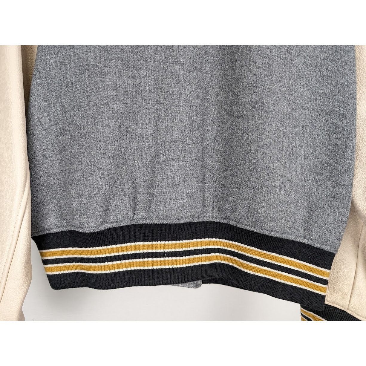 Amiri o1rshd1 Oversized Stars Varsity Jacket in Gray Size US XL / EU 56 / 4 - 14 Thumbnail
