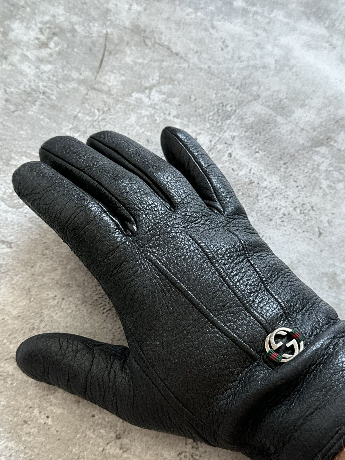Gucci Gucci leather gloves with dust bag and box Size ONE SIZE - 6 Thumbnail