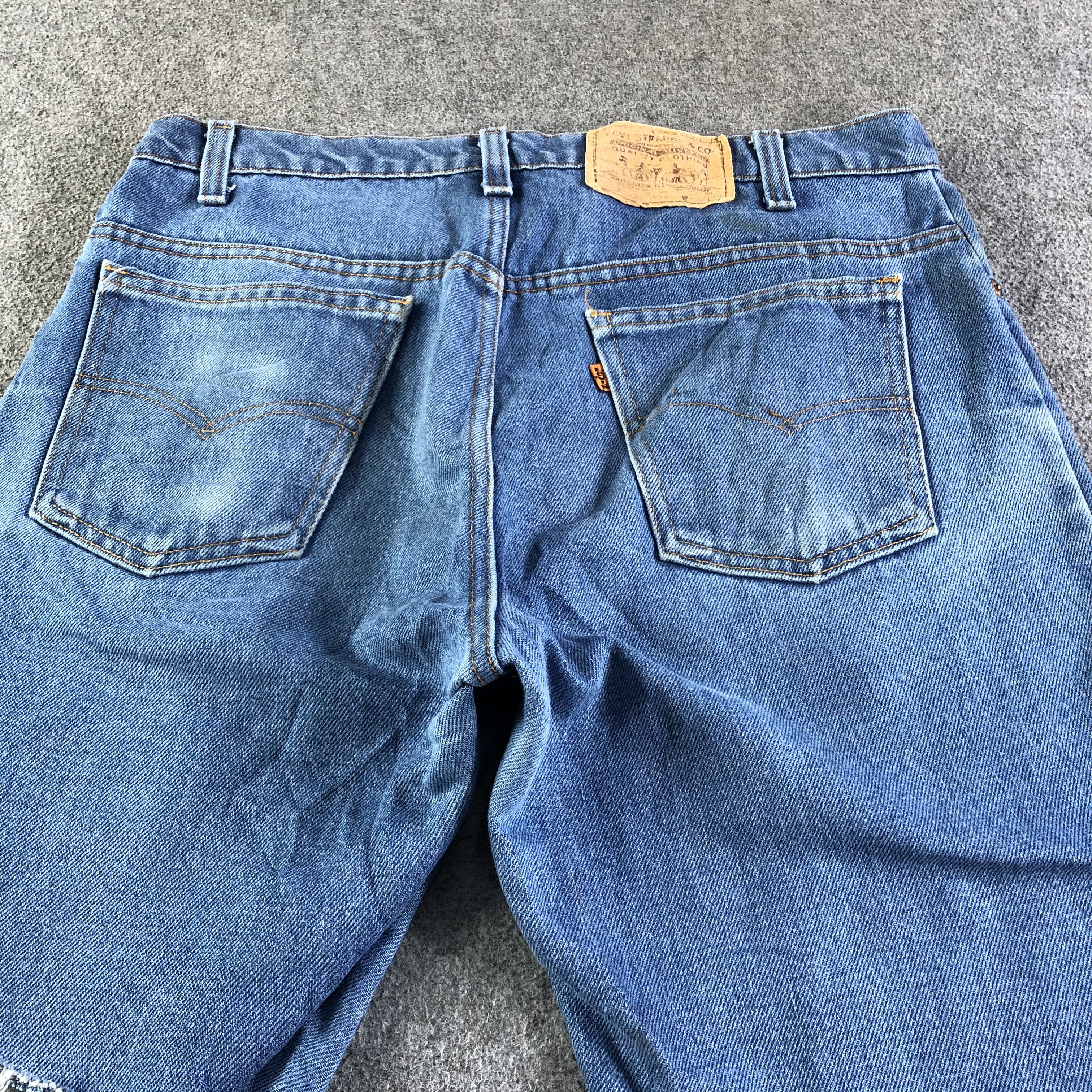 Levi's × Vintage Vintage Blue Wash Levis Jeans-J4498 Size 33" - 4 Thumbnail