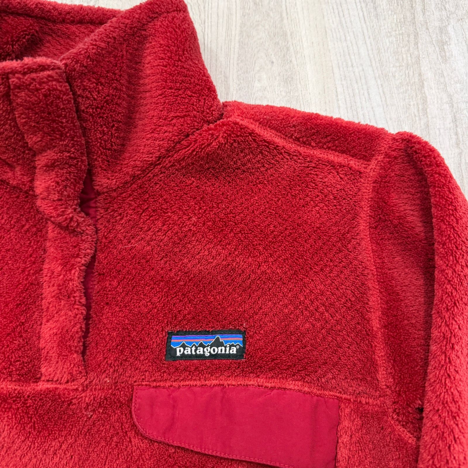 Patagonia Patagonia Pullover Womens Medium Red Re-Tool Snap-T Fleece Size M / US 6-8 / IT 42-44 - 3 Thumbnail