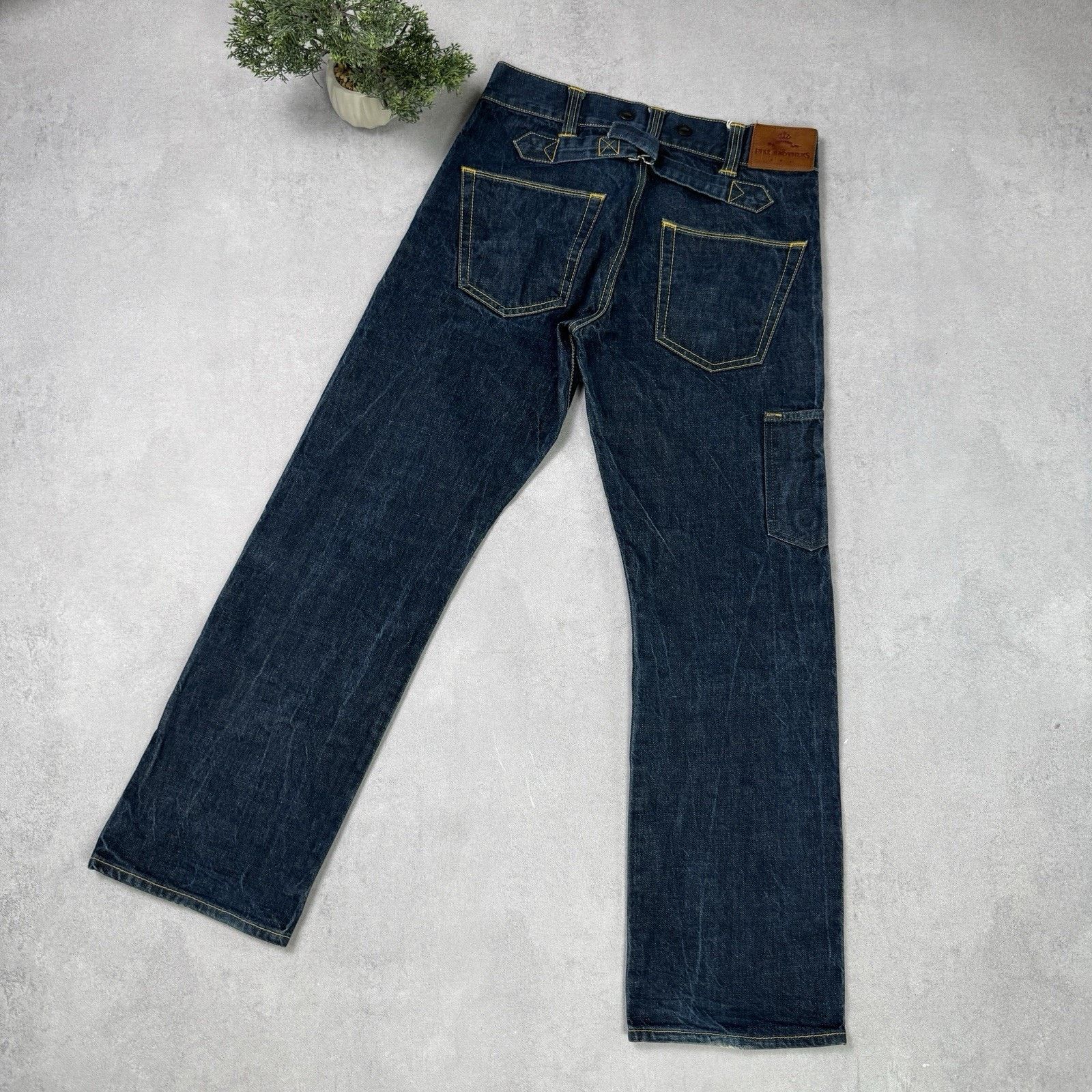 Pike Brothers Pike Brother Chopper Pant Selvedge Blue Denim Jeans Size US 32 / EU 48 - 11 Thumbnail