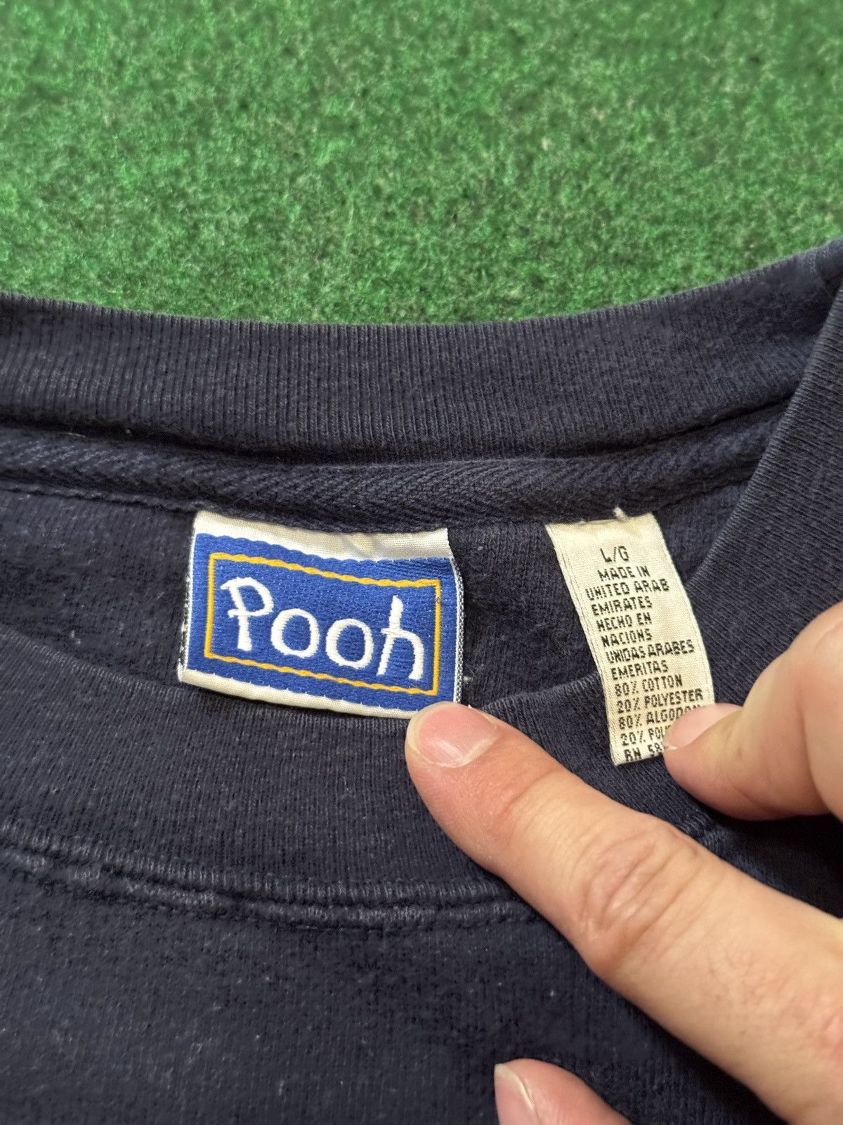 Disney Vintage 90s Winnie The Pooh Hey There Buddy Bear Crewneck Size L / US 10 / IT 46 - 3 Thumbnail