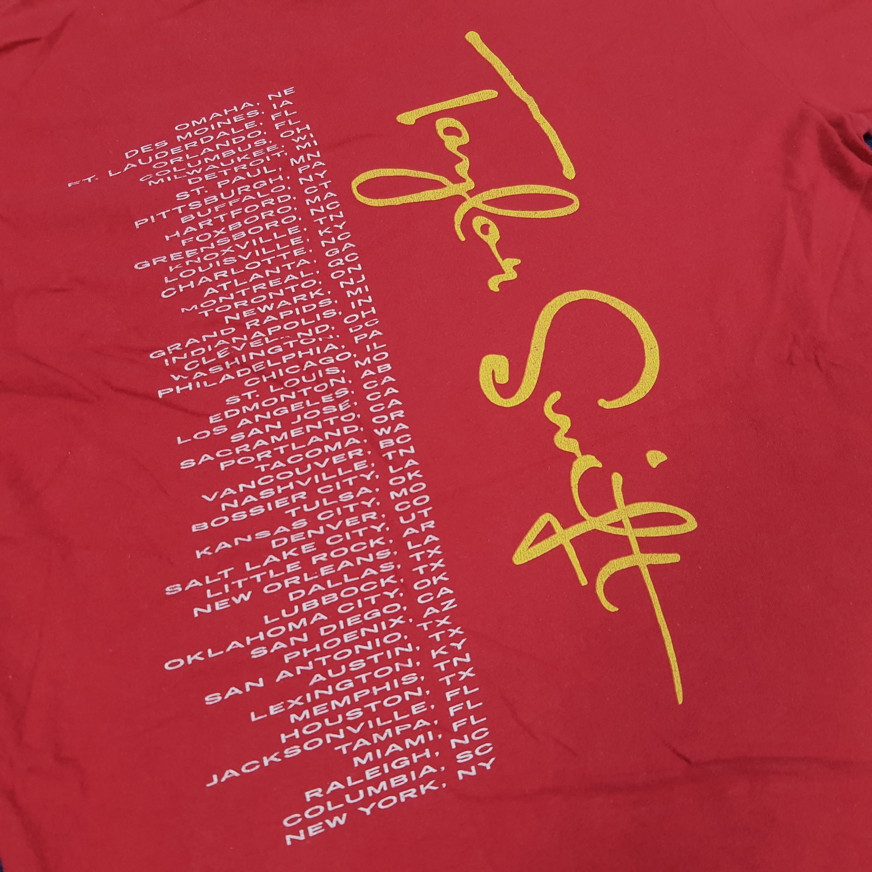Band Tees × Vintage Vintage Taylor Swift Speak Now Tour Singer Tshirt Size US S / EU 44-46 / 1 - 4 Thumbnail